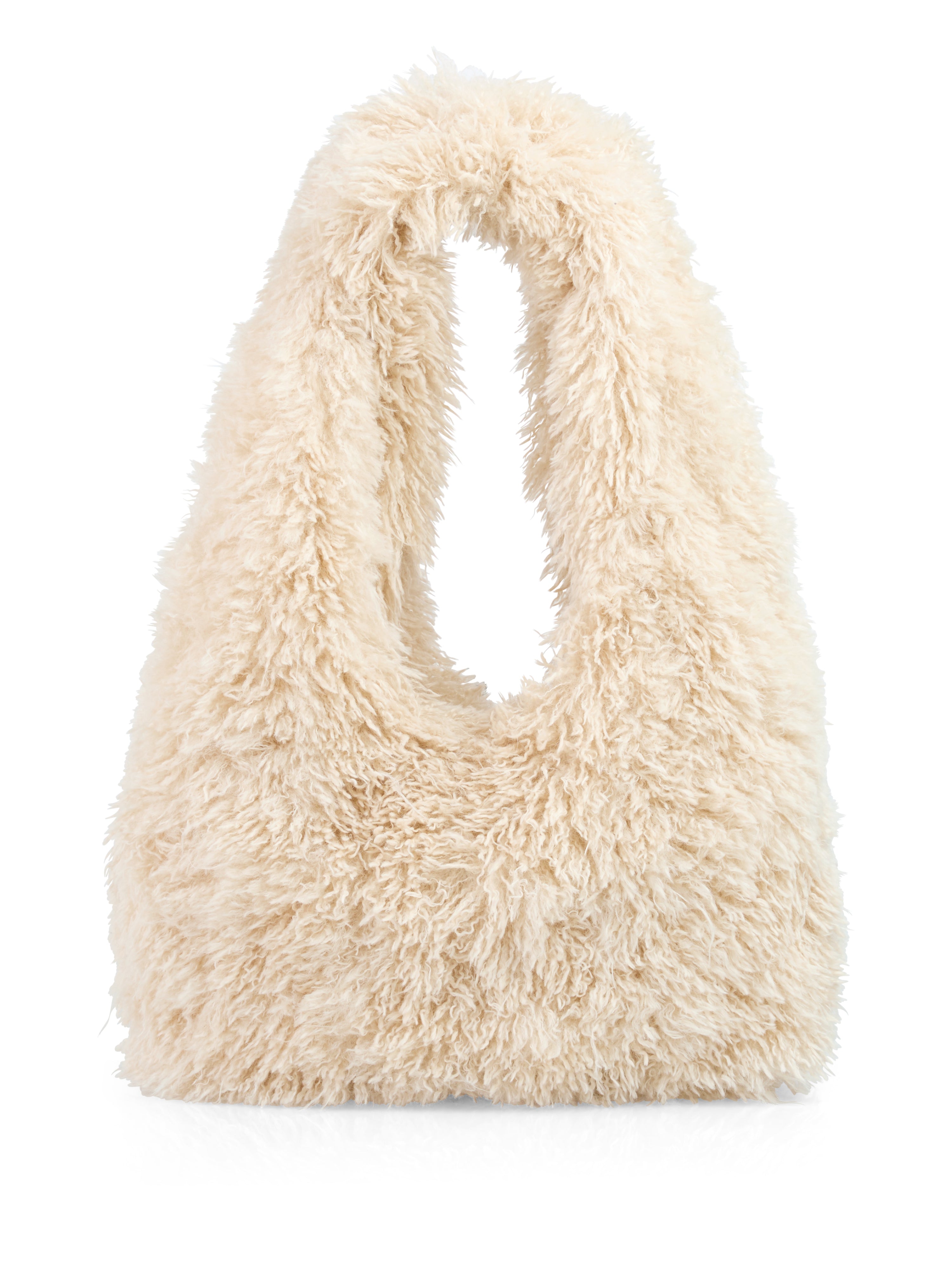 Marc Cain Schultertasche in Hundefell-Optik