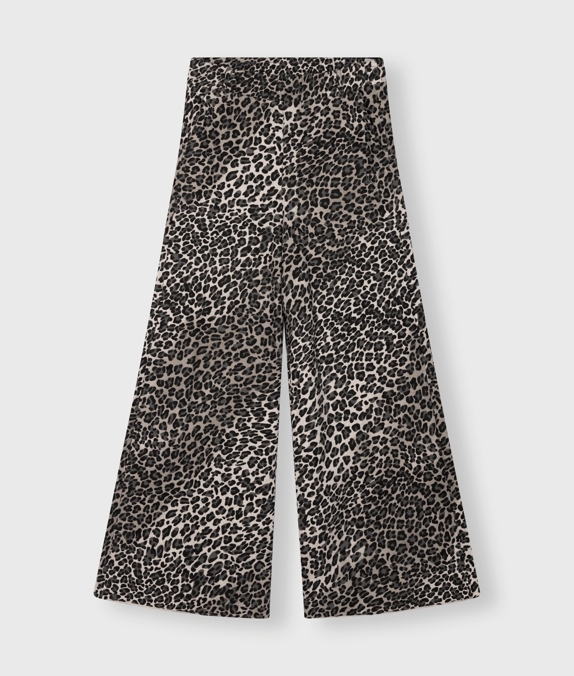 10DAYS Hose wide leg jogger leopard