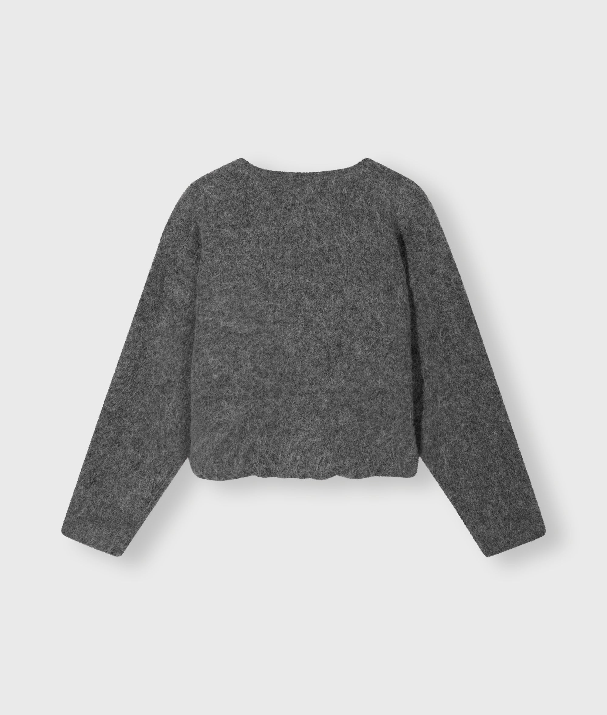 10Days pleat hairy knit sweater