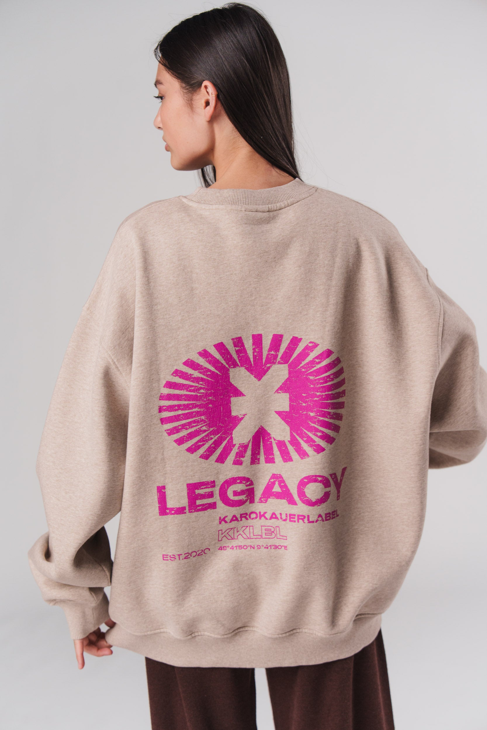 Karo Kauer Sweater Legacy Beige Melange