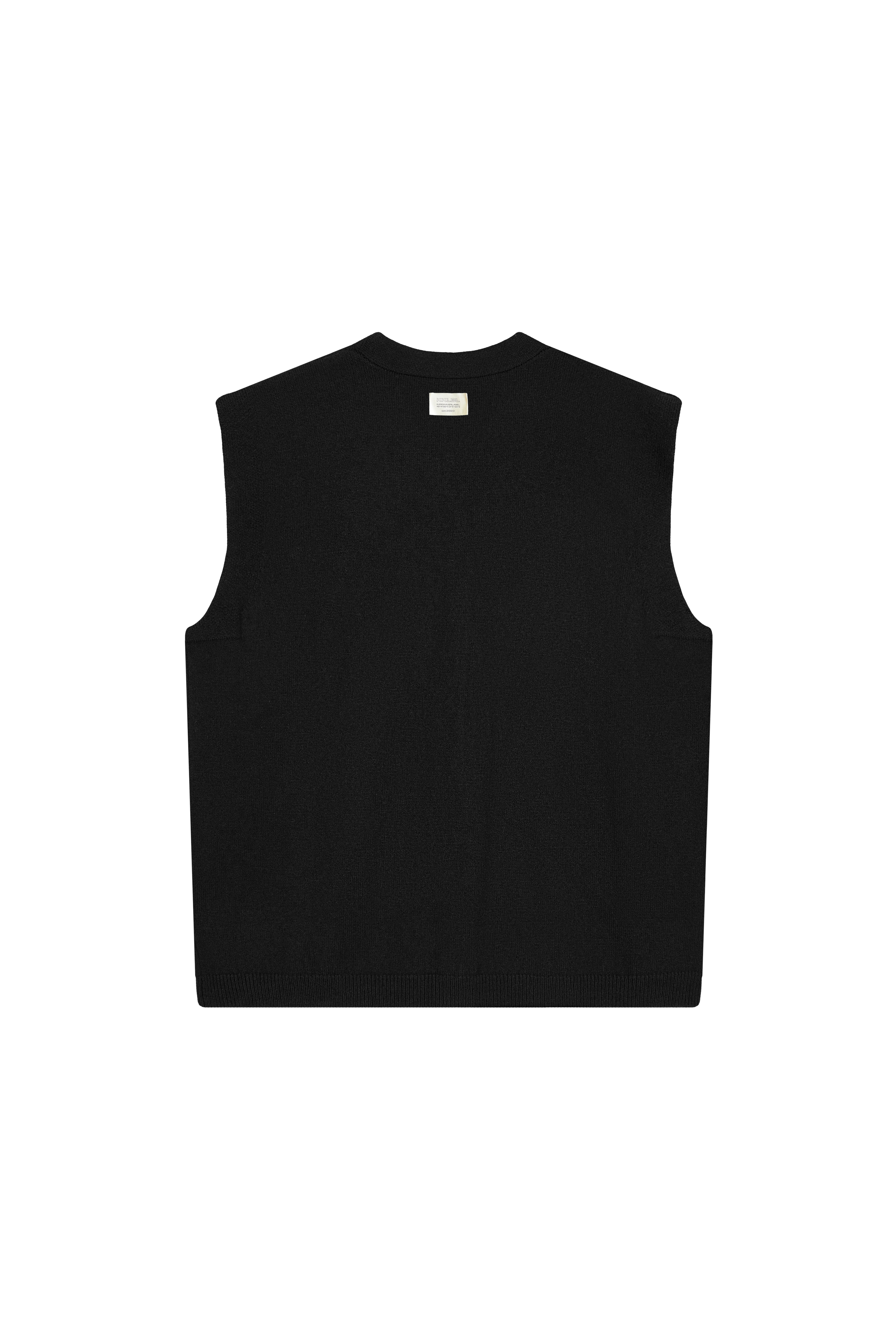 Karo Kauer Knit Weste Black