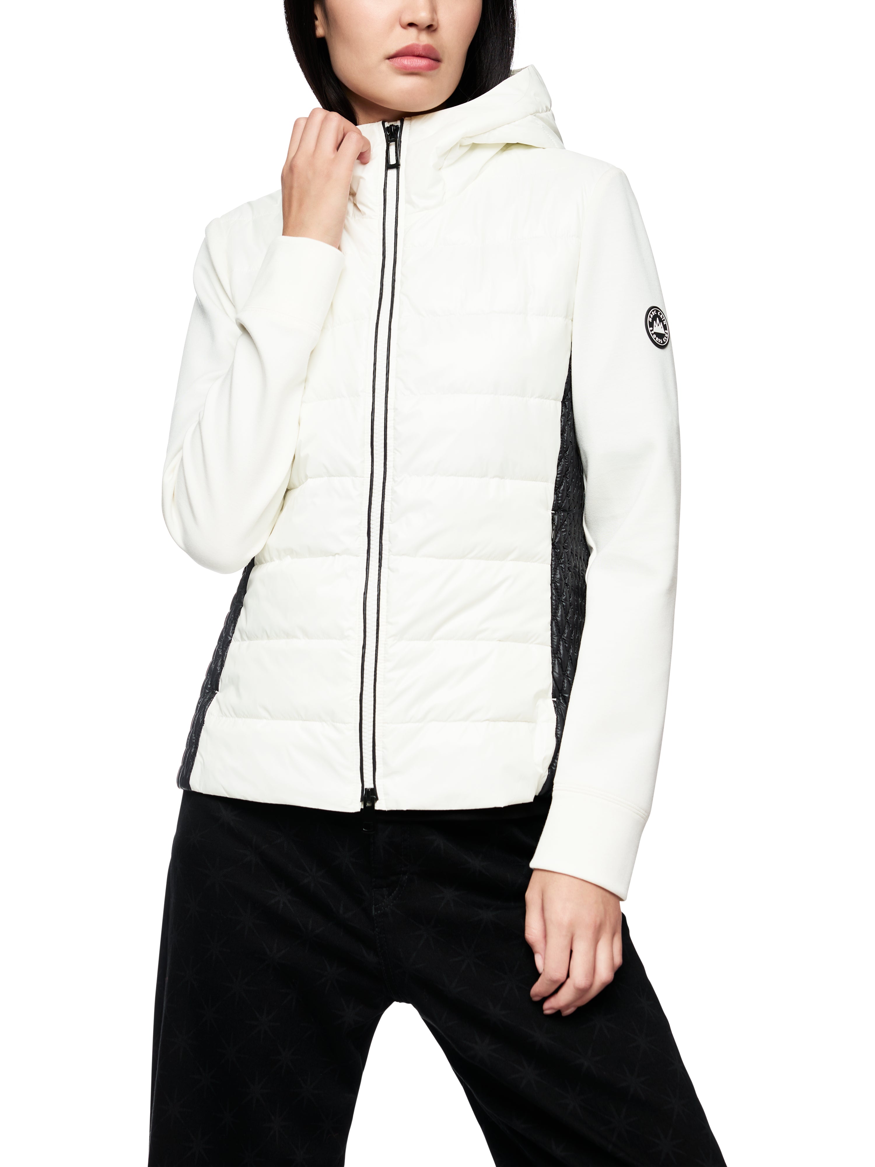 Marc Cain Jacke mit Fake-Daune und Kapuze