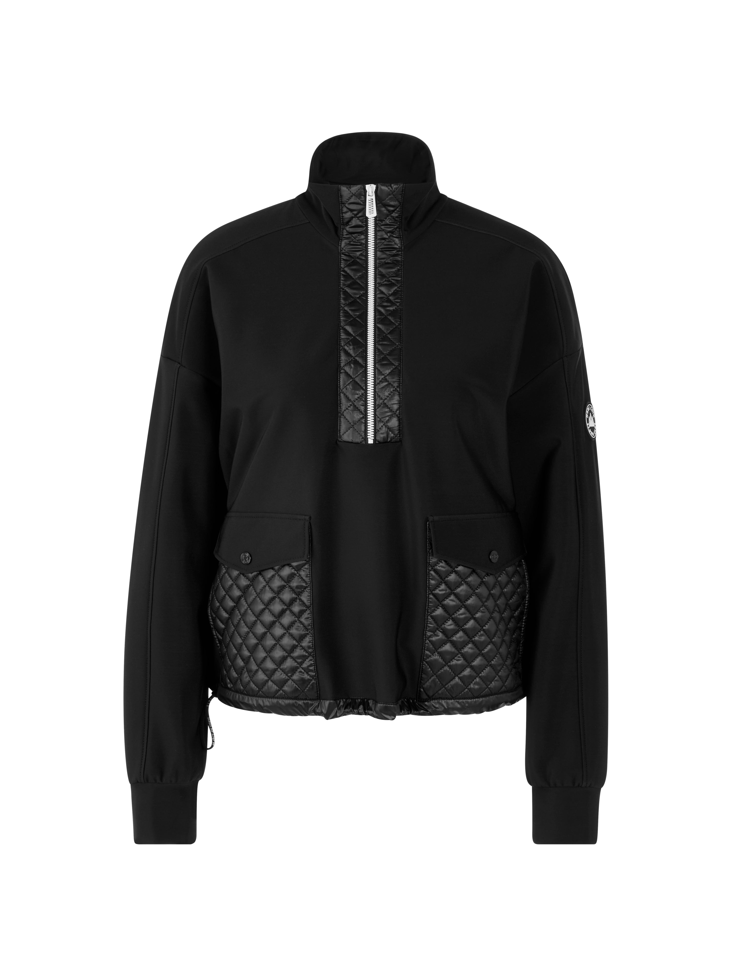 Marc Cain Sweatshirt mit Stehkragen und Taschen