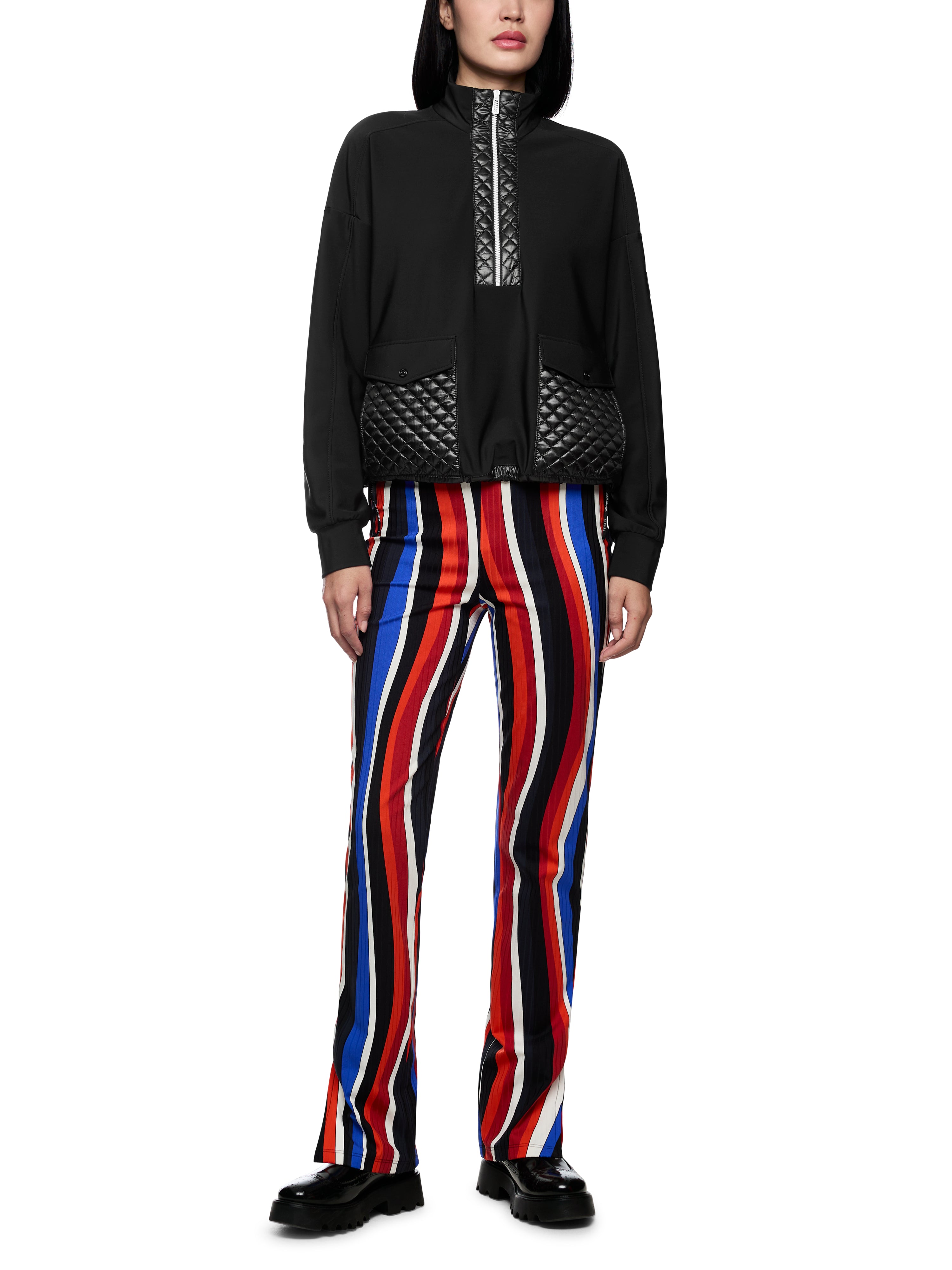 Marc Cain Sweatshirt mit Stehkragen und Taschen