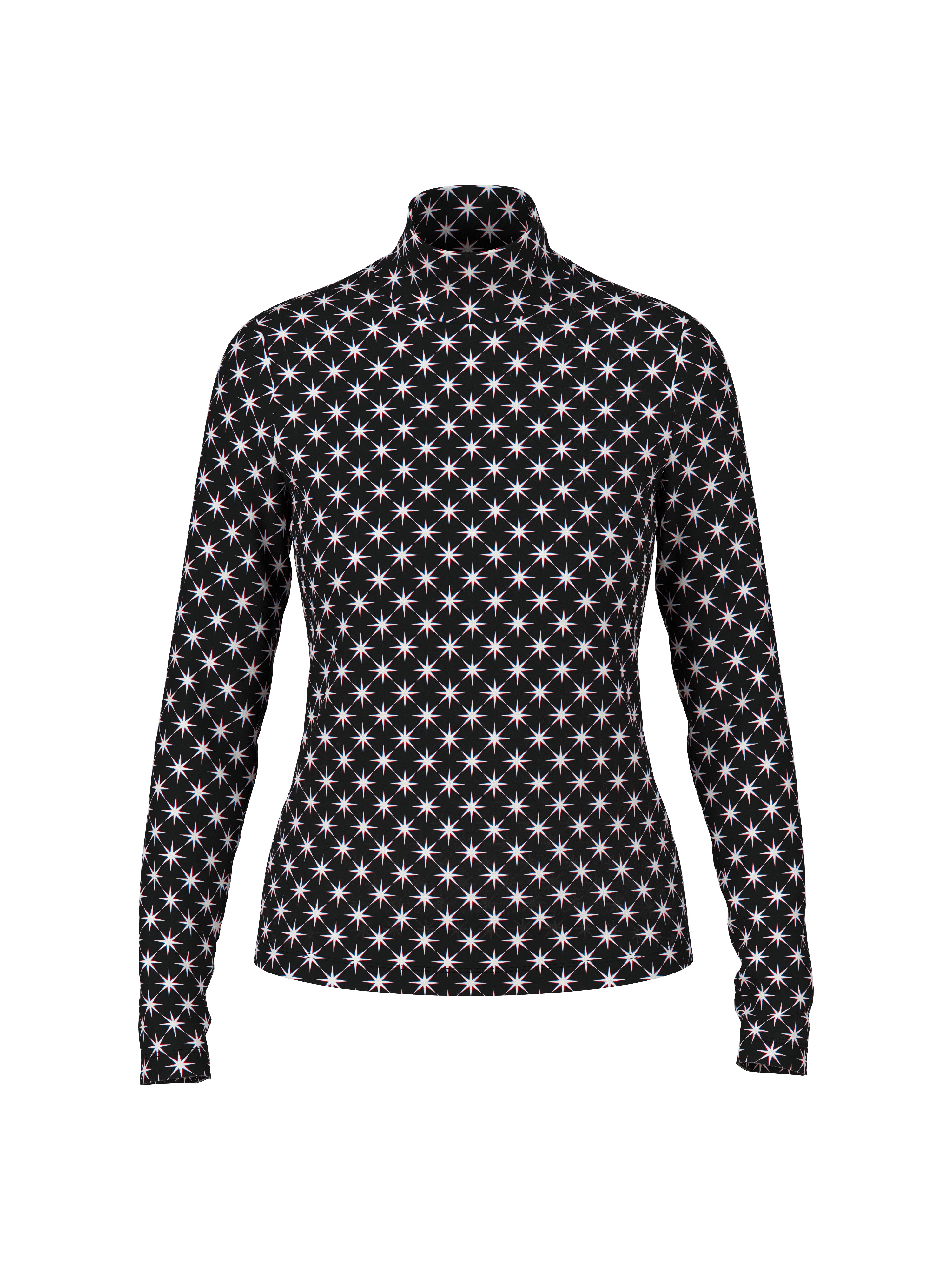 Marc Cain Langarmshirt mit Snowstar-Print