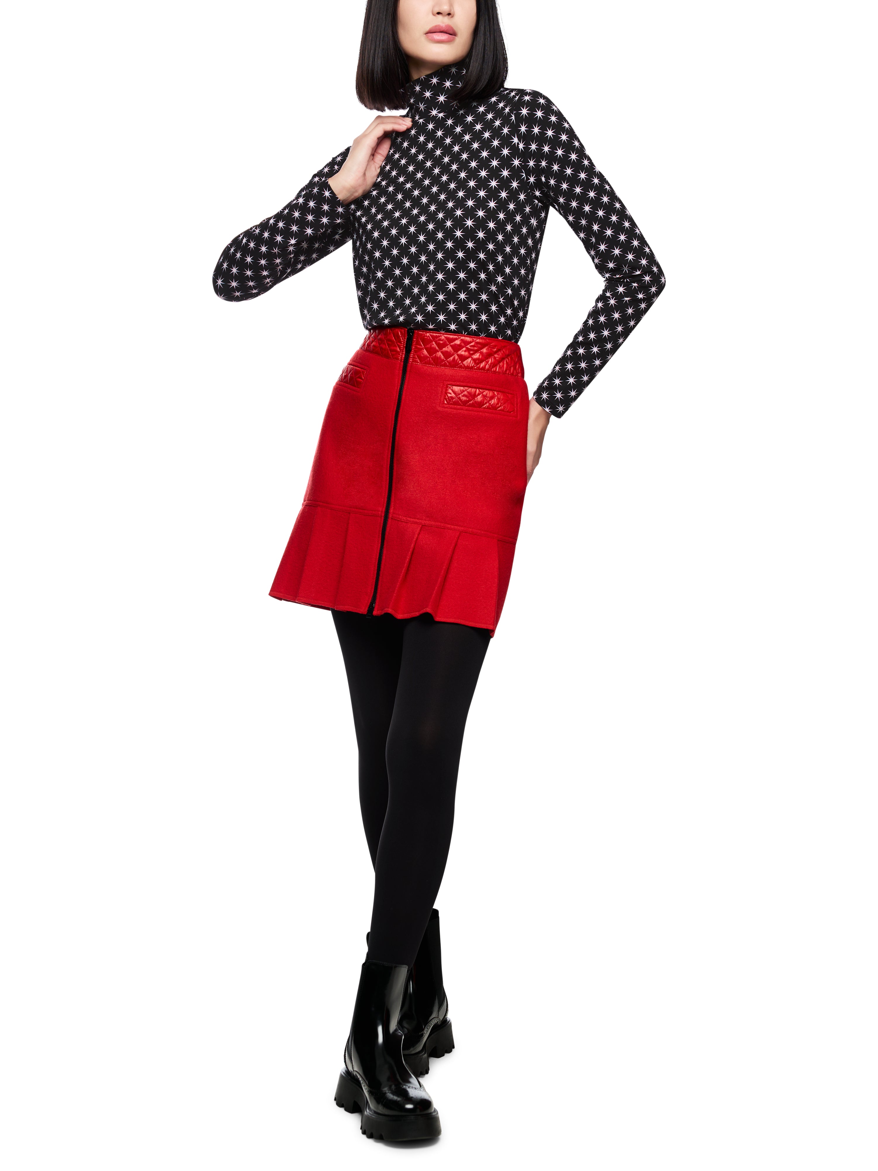 Marc Cain Langarmshirt mit Snowstar-Print