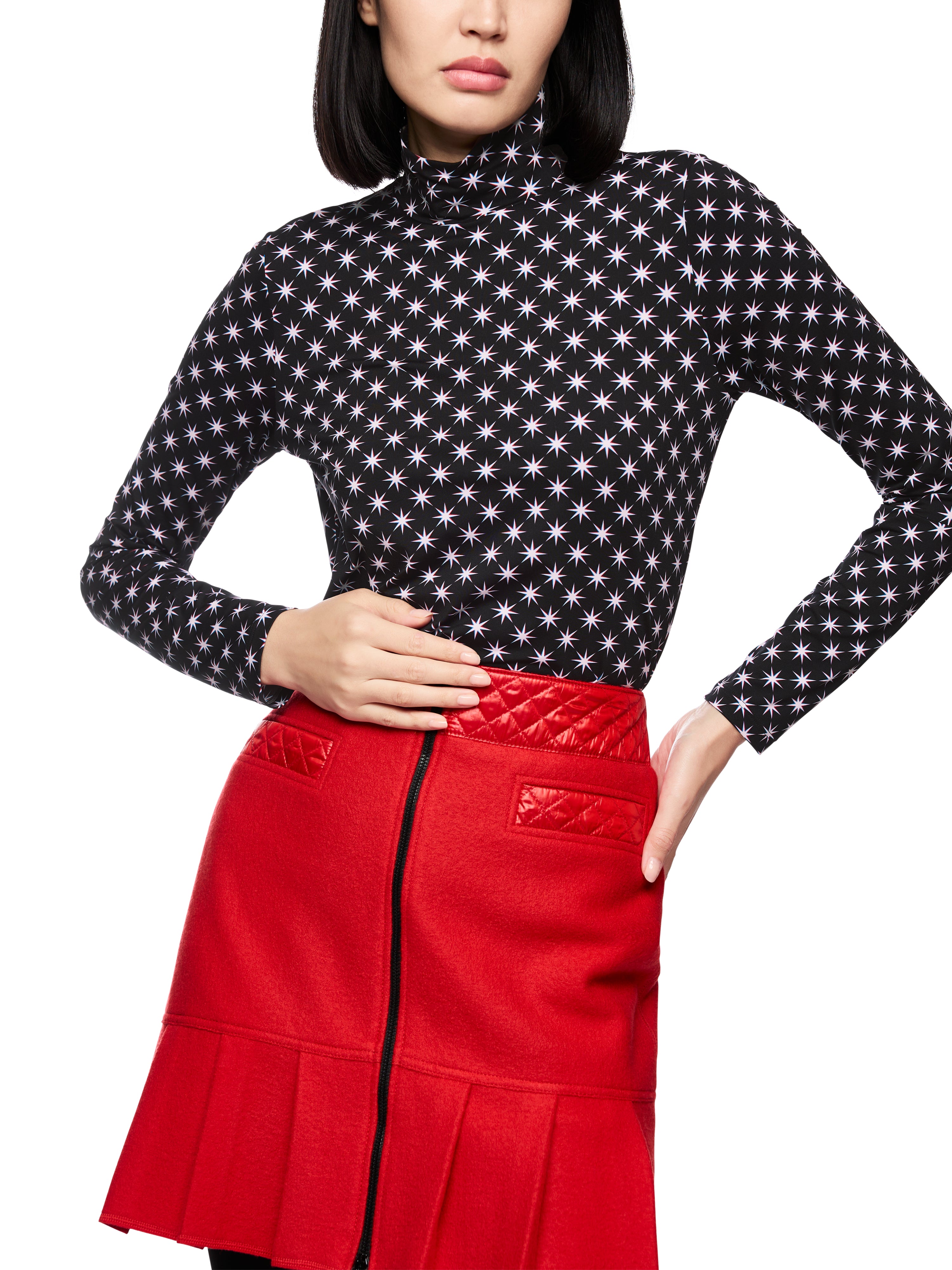 Marc Cain Langarmshirt mit Snowstar-Print