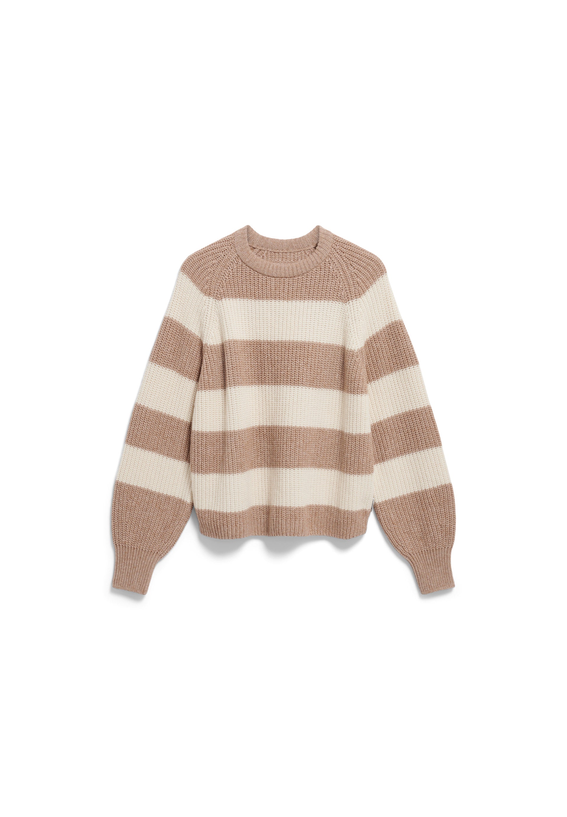 Armedangels Grobstrickpullover KAAGI STRIPES aus Bio-Woll Mix