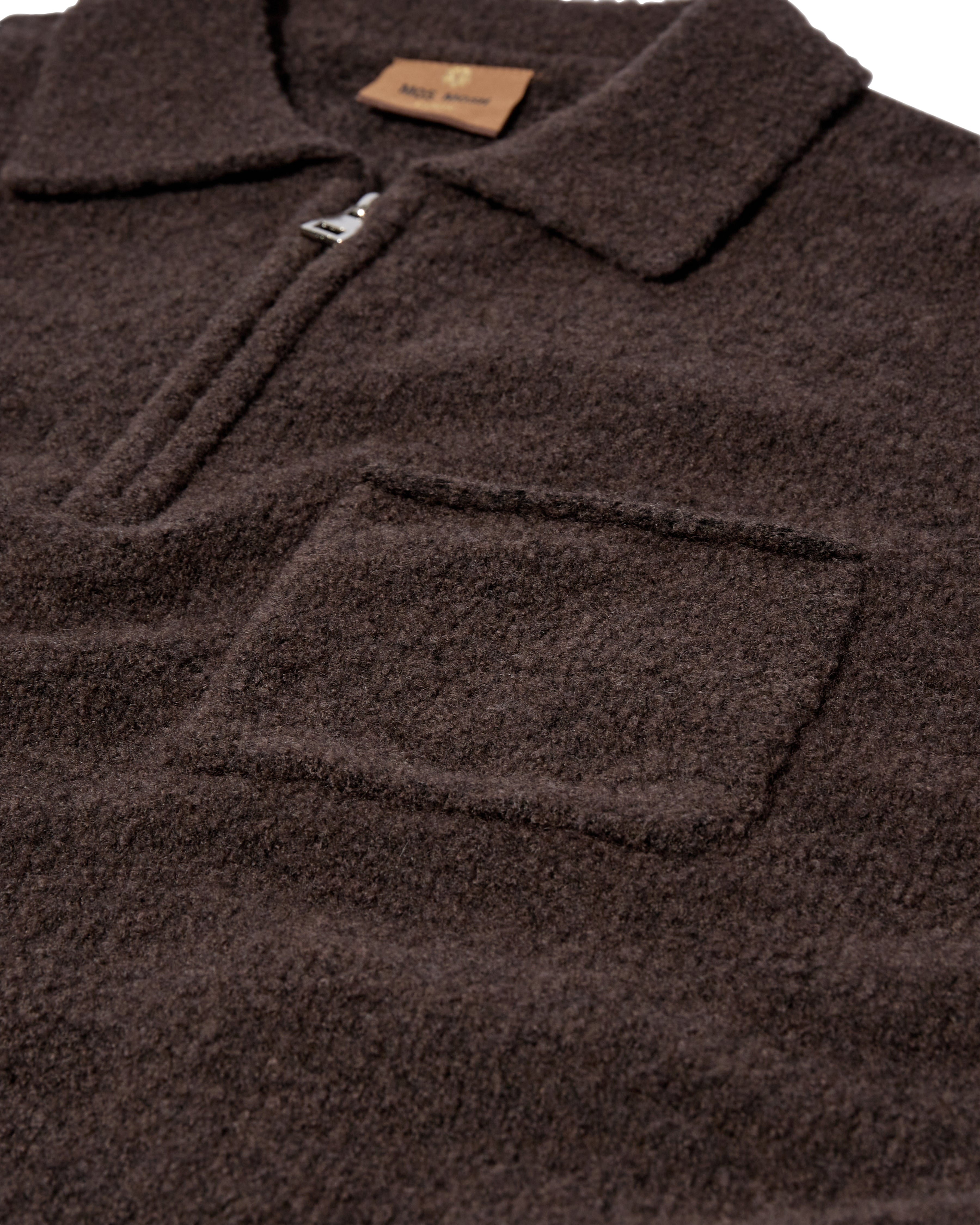 MOS MOSH MMGRyan Soft Zip Polo Pullover