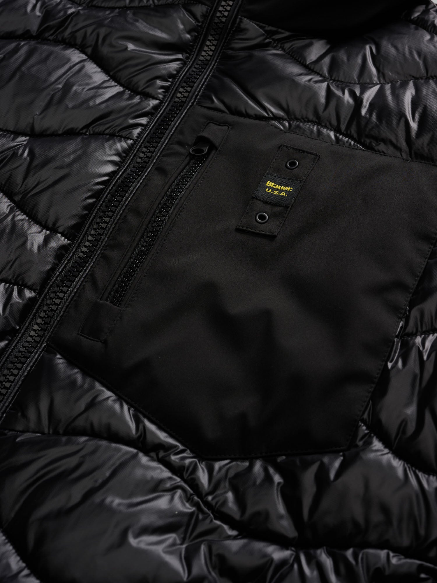 Blauer Daunenjacke ALBERT