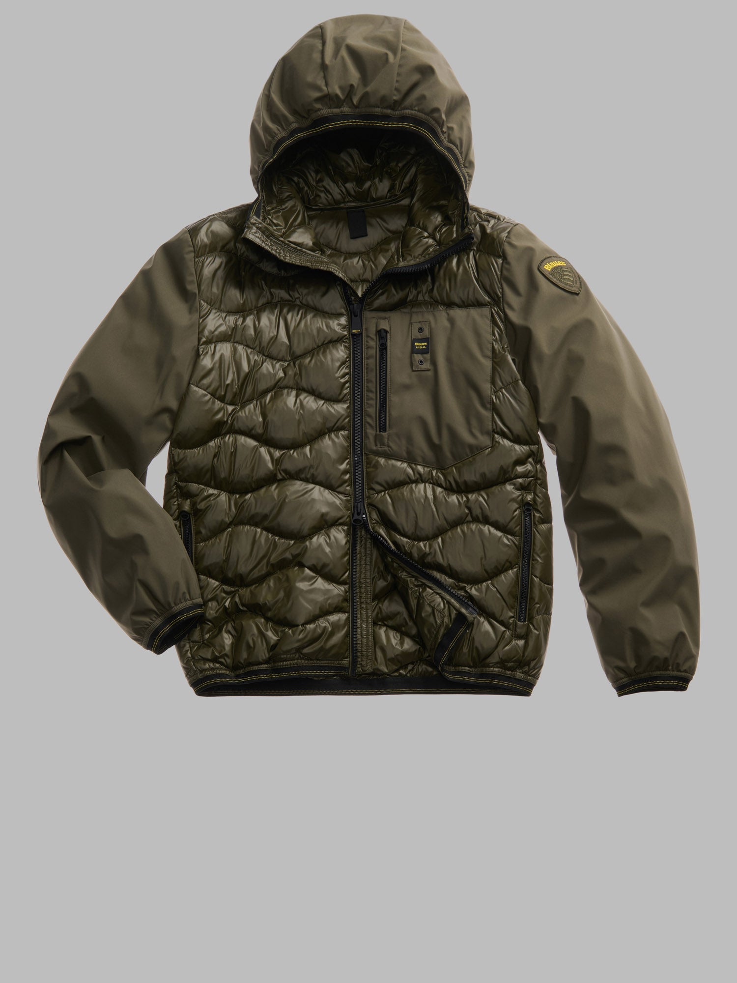 Blauer Daunenjacke ALBERT