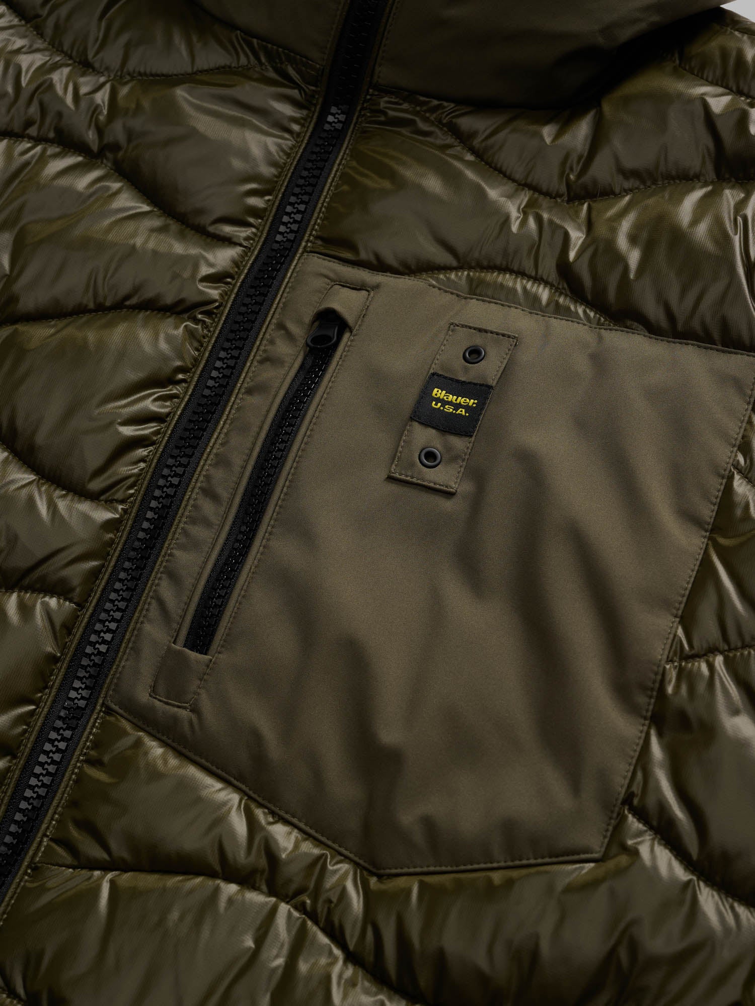 Blauer Daunenjacke ALBERT