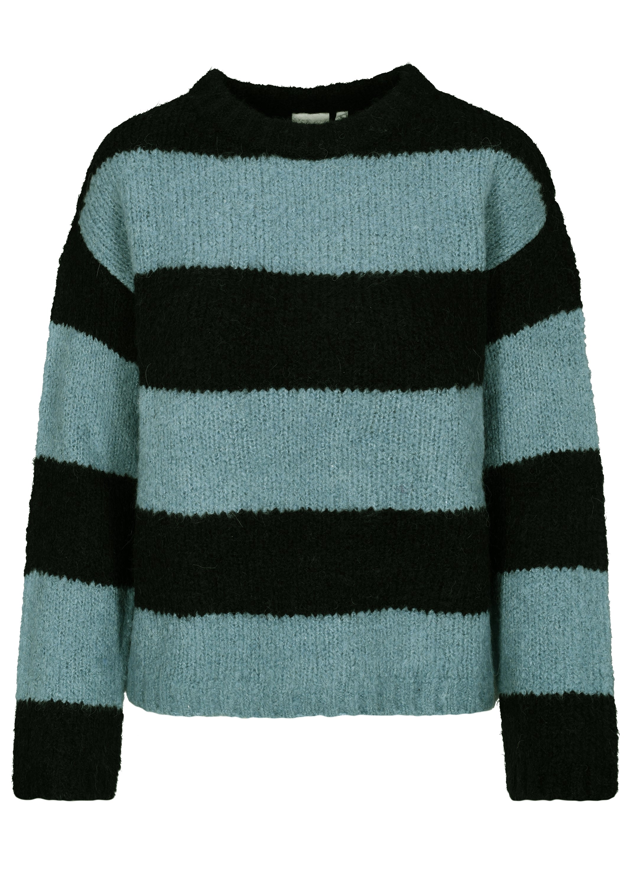 The Fashion People Fluffy striped Pullover