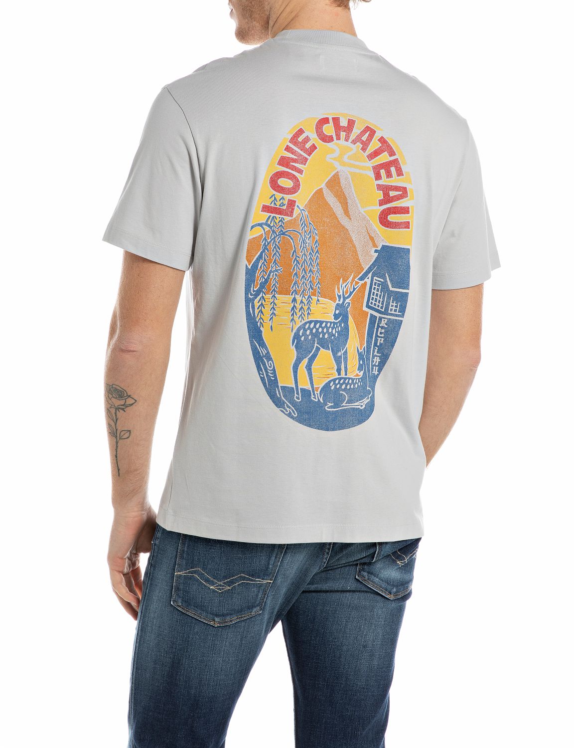 Replay T-Shirt mit Druck M3280
