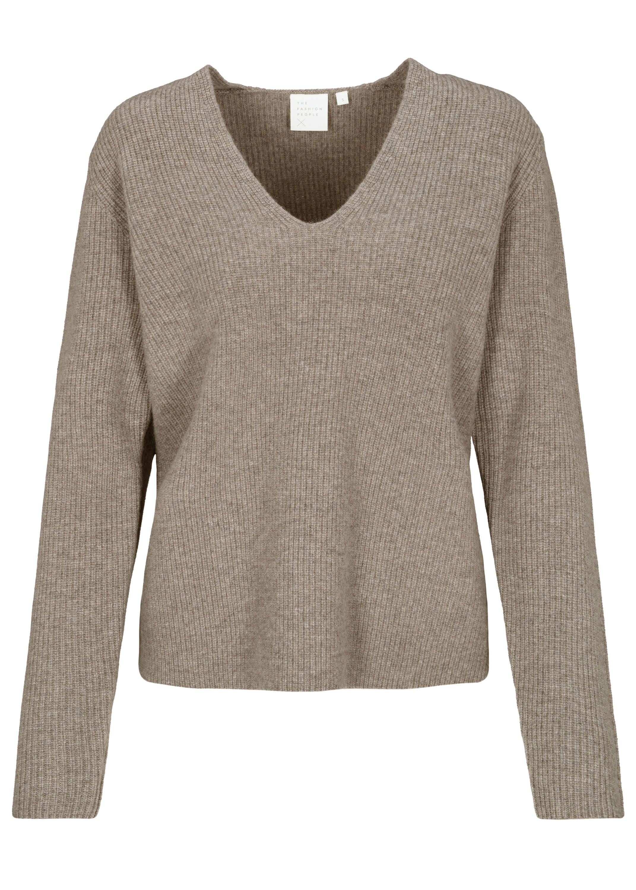 The Fashion People Chunky Merino V-Neck Pullover