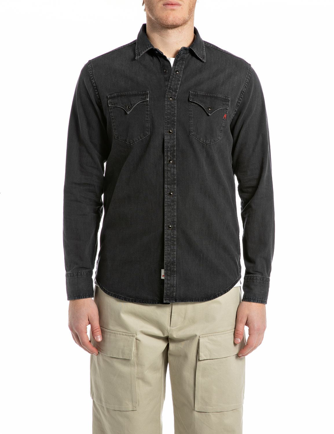 Replay Westernhemd in Regular Fit M4860T