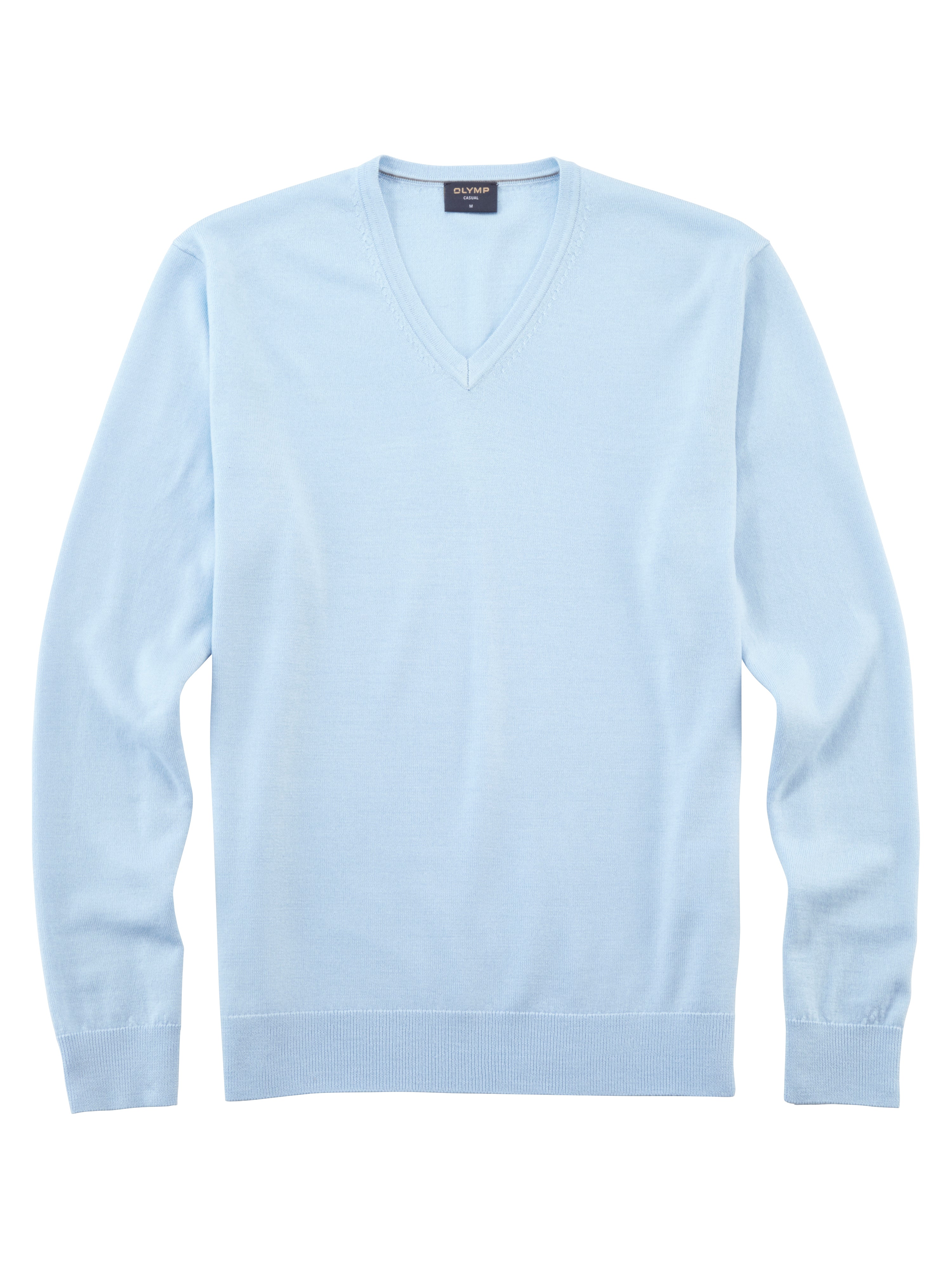 OLYMP Casual Strick Pullover mit V-Ausschnitt