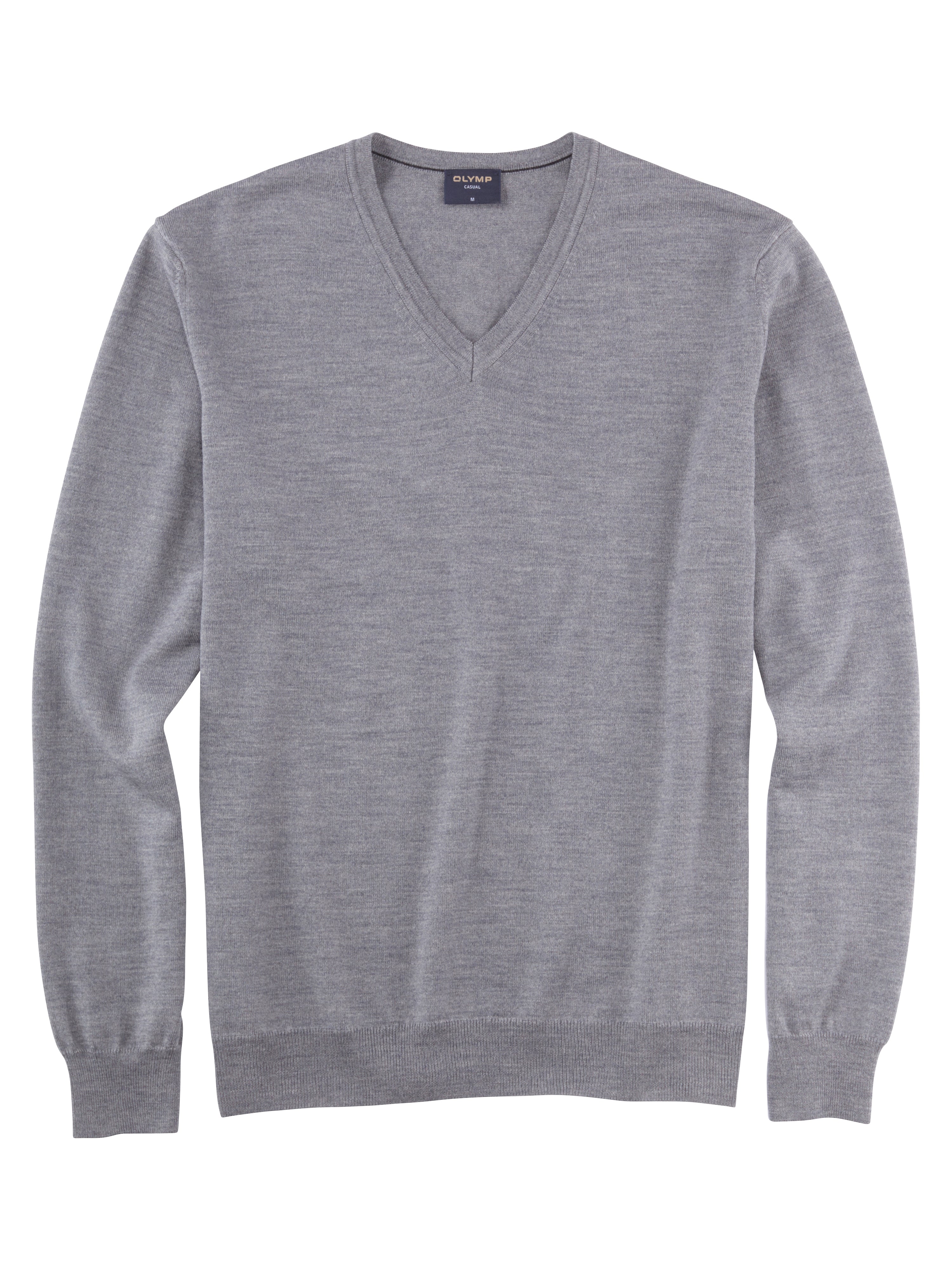 OLYMP Casual Strick Pullover mit V-Ausschnitt