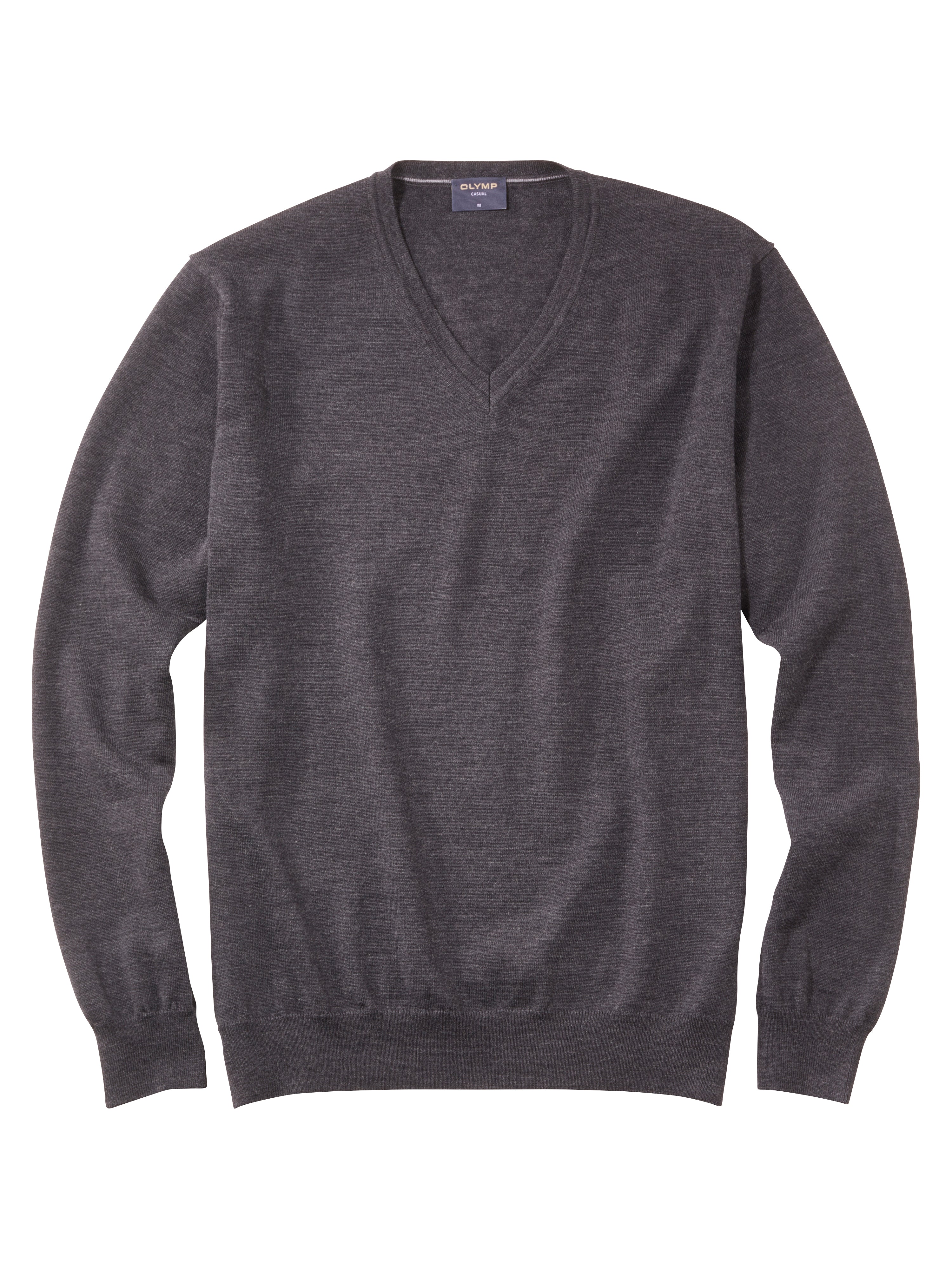 OLYMP Casual Strick Pullover mit V-Ausschnitt