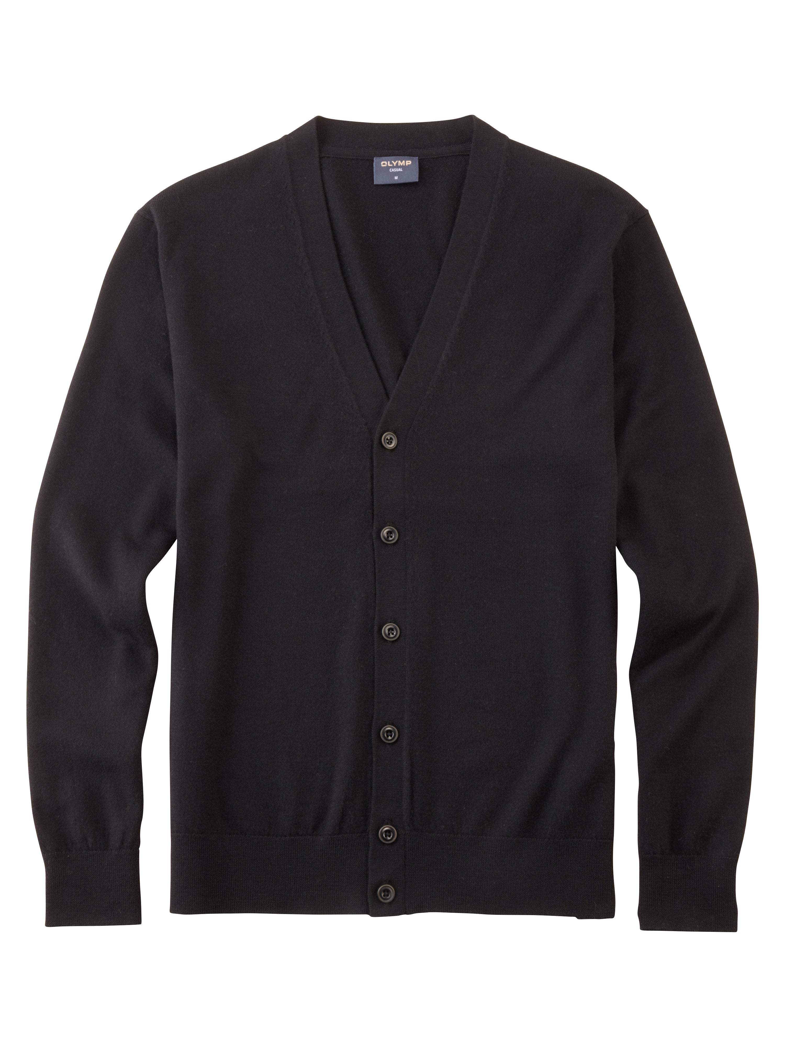 OLYMP Casual Strickjacke aus Merinowolle