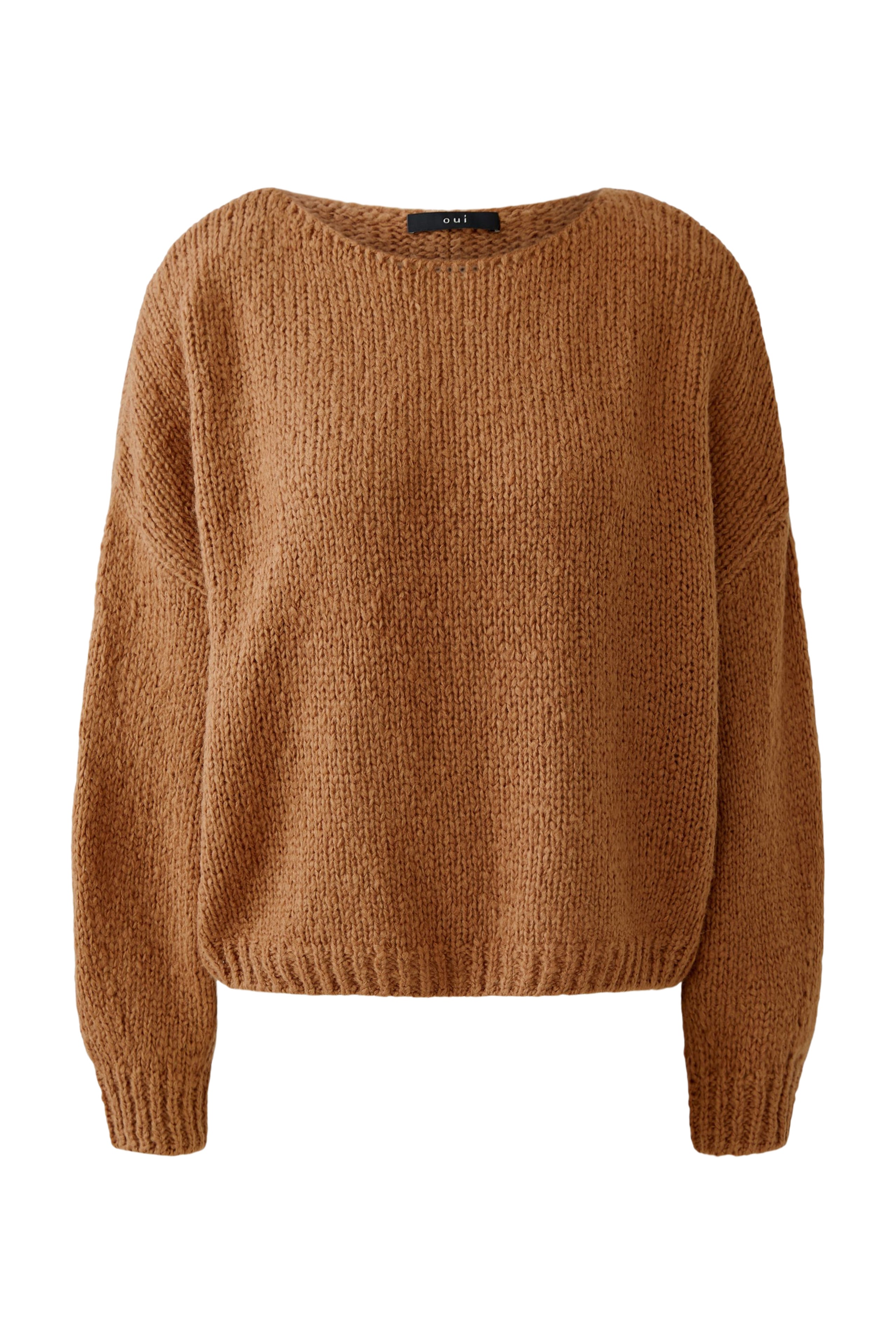 Oui Pullover U-Boot-Ausschnitt