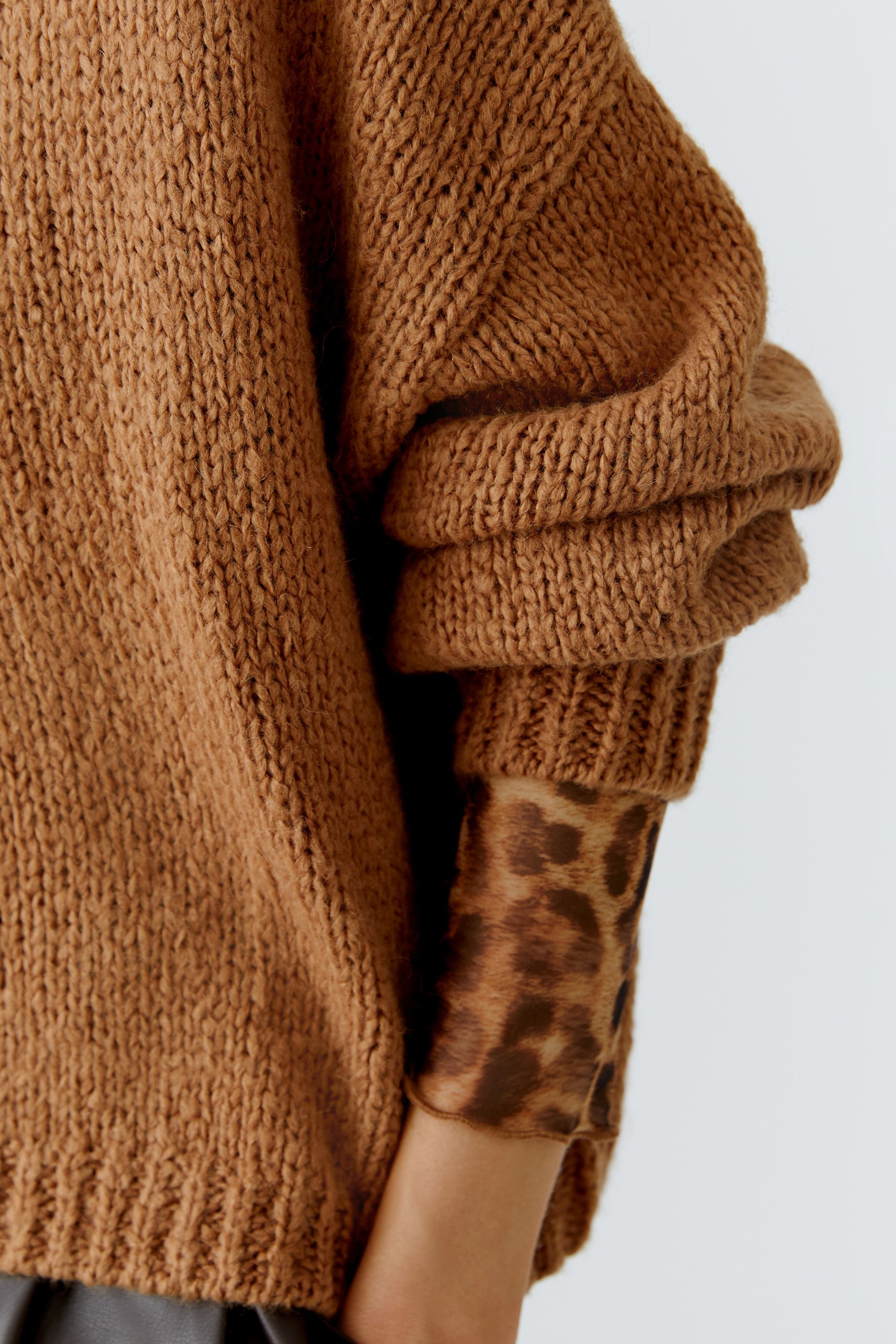 Oui Pullover U-Boot-Ausschnitt