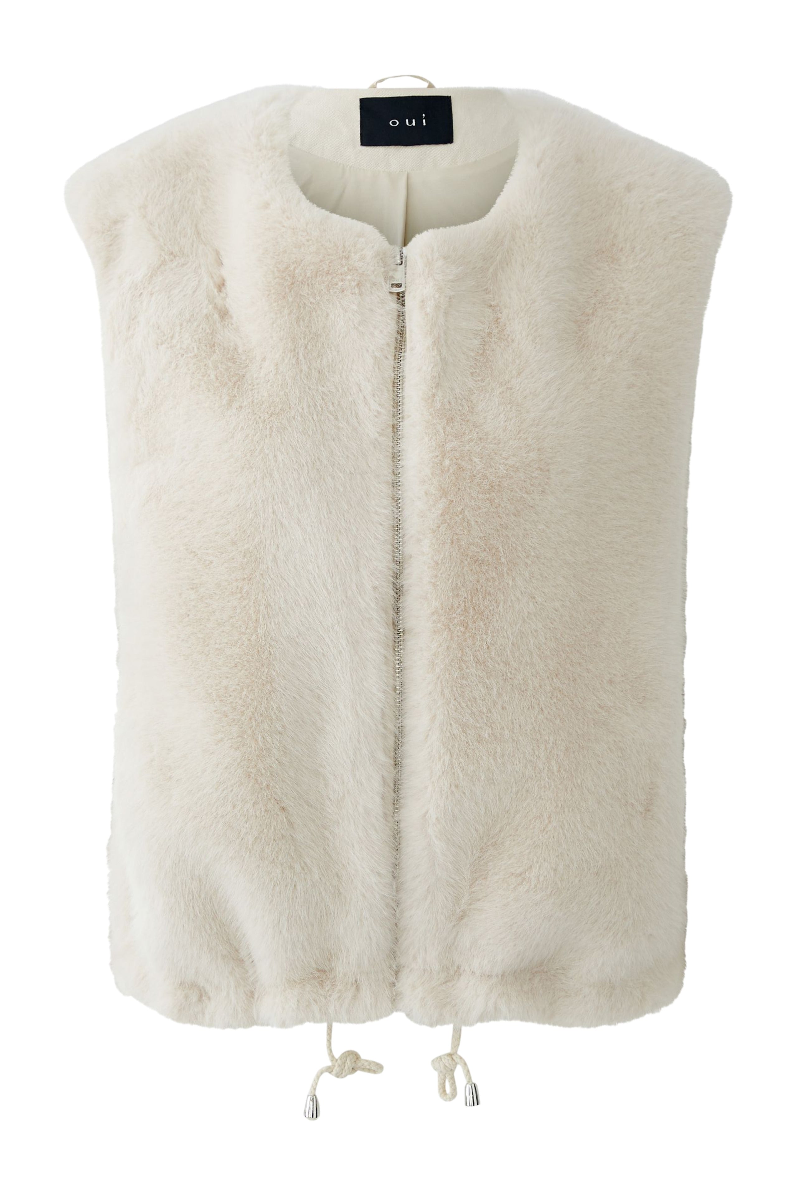 OUI Kuschelige Weste in Mink Optik