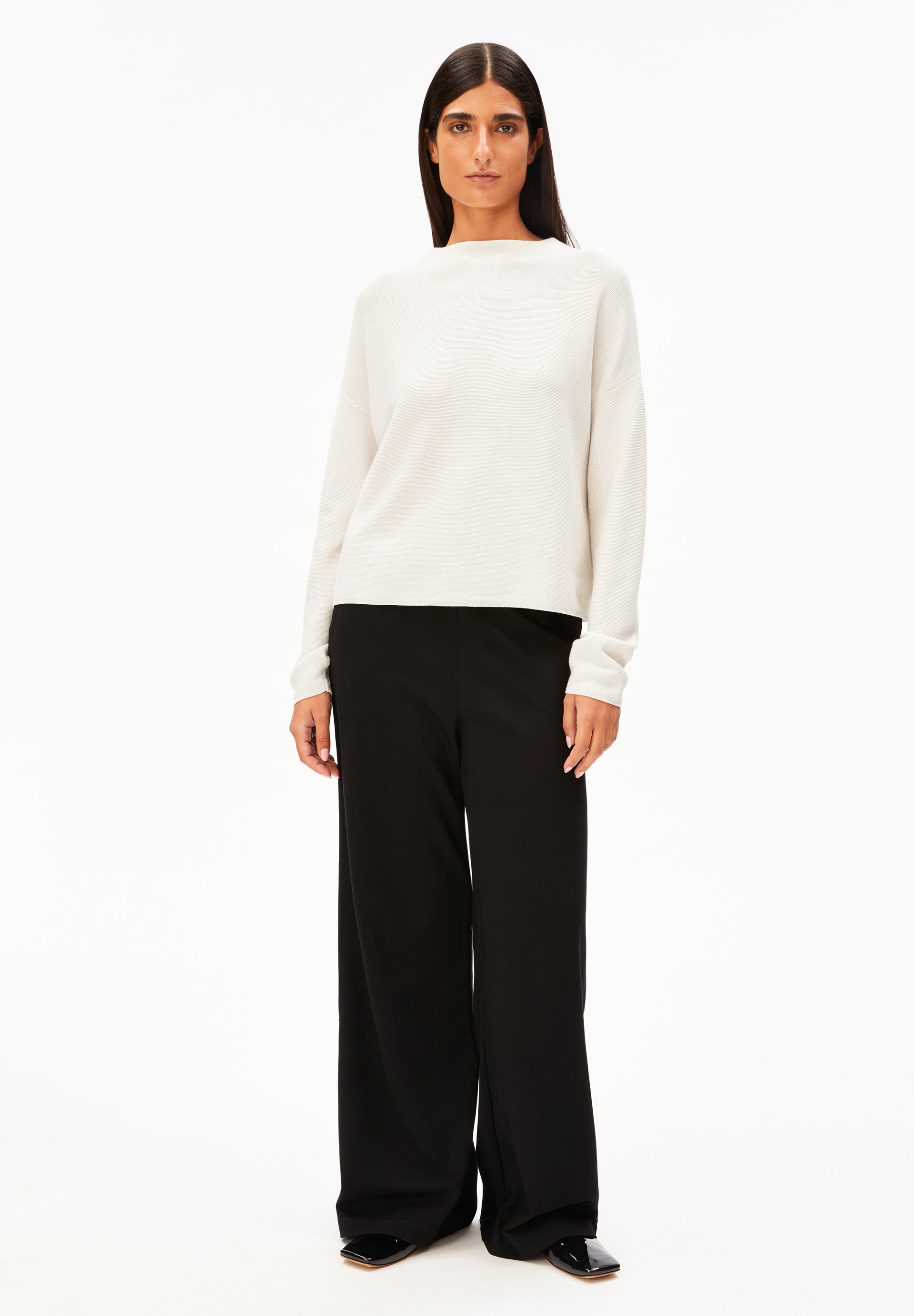 Armedangels Pullover MERINAA LINKS LINKS aus Bio-Baumwolle