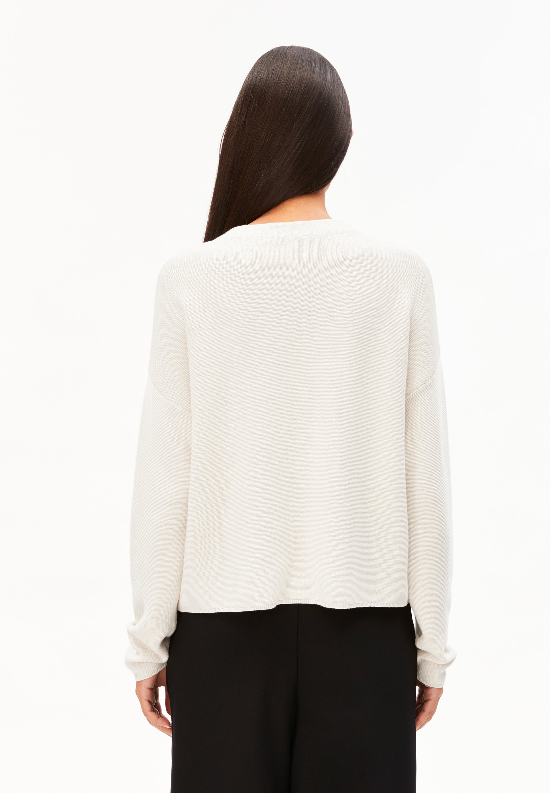 Armedangels Pullover MERINAA LINKS LINKS aus Bio-Baumwolle