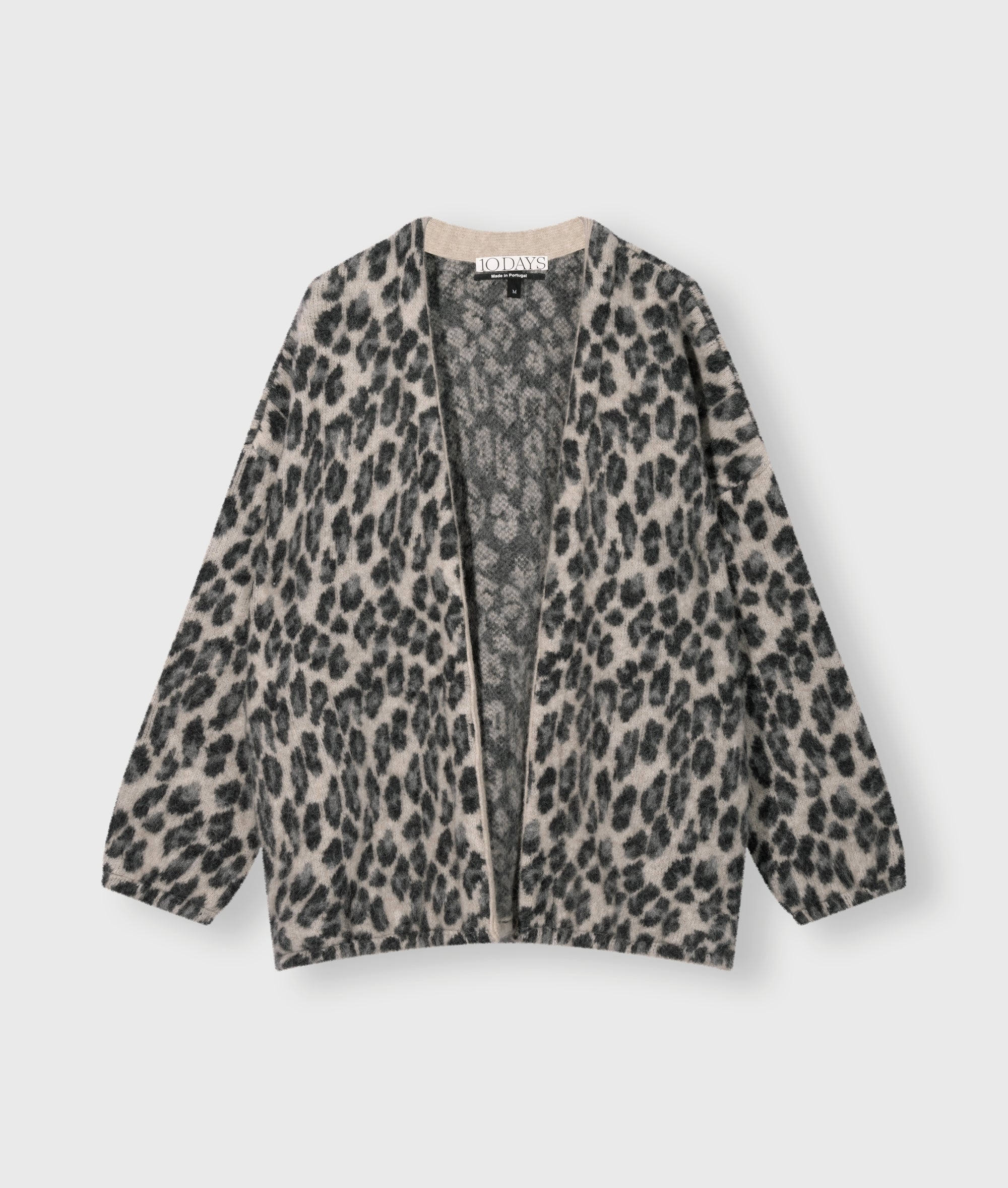 10Days knit cardigan leopard