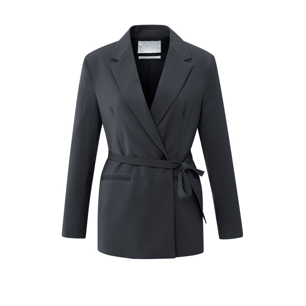 Yaya Blazer mit Gürtel und Knopfverschluss mit zusätzlichem Knopf