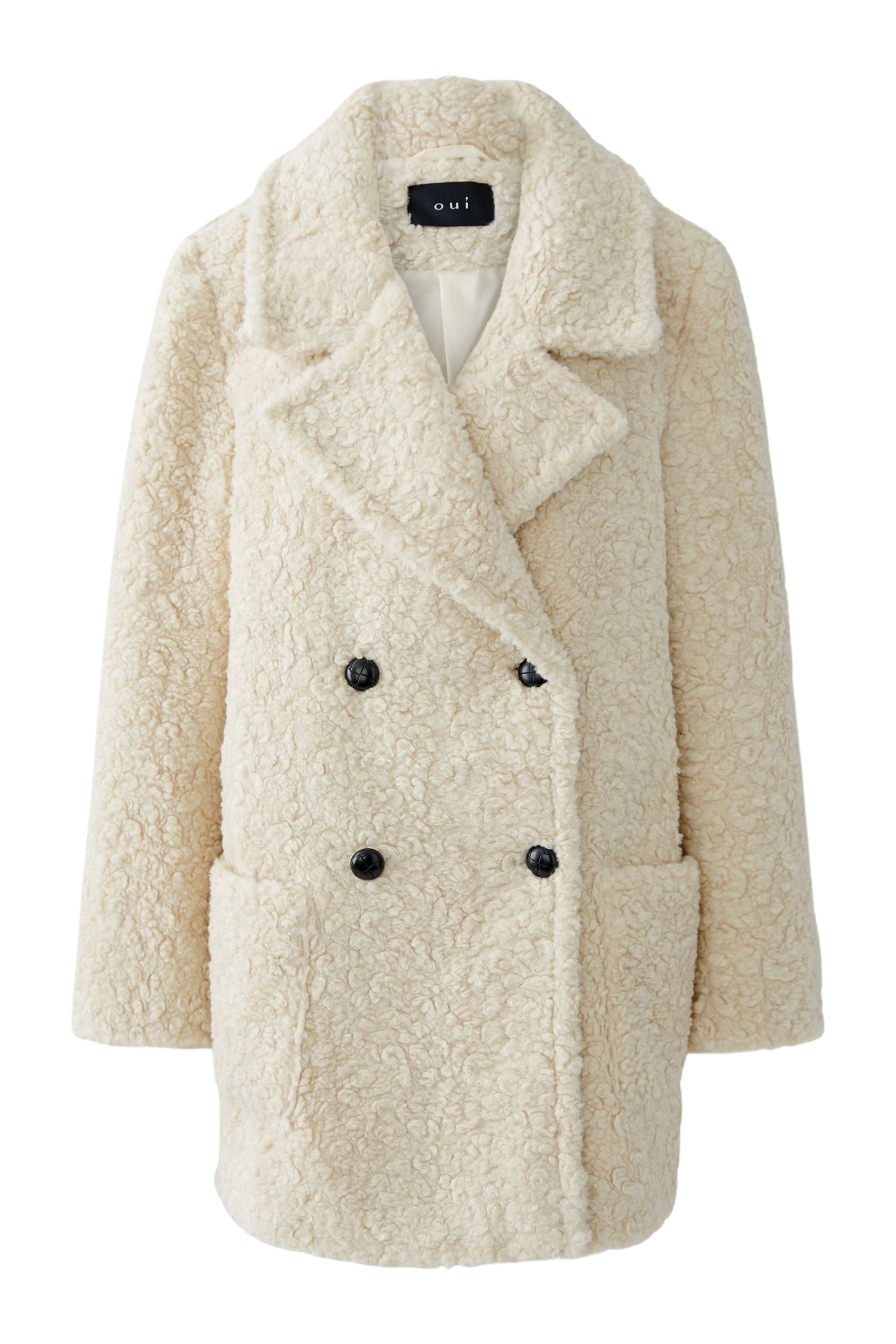 OUI Mantel im kuscheligem curly Teddyfell