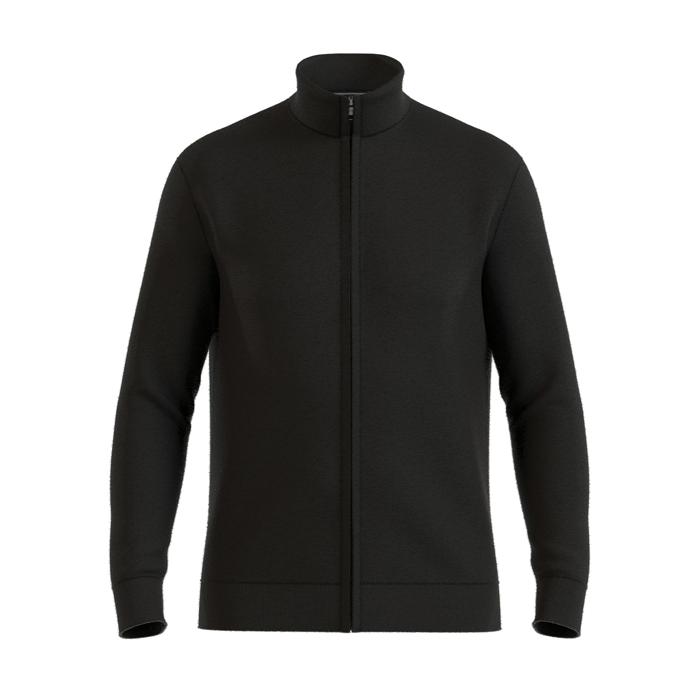 OLYMP Casual Strick Strickjacke mit verdecktem Reißverschluss