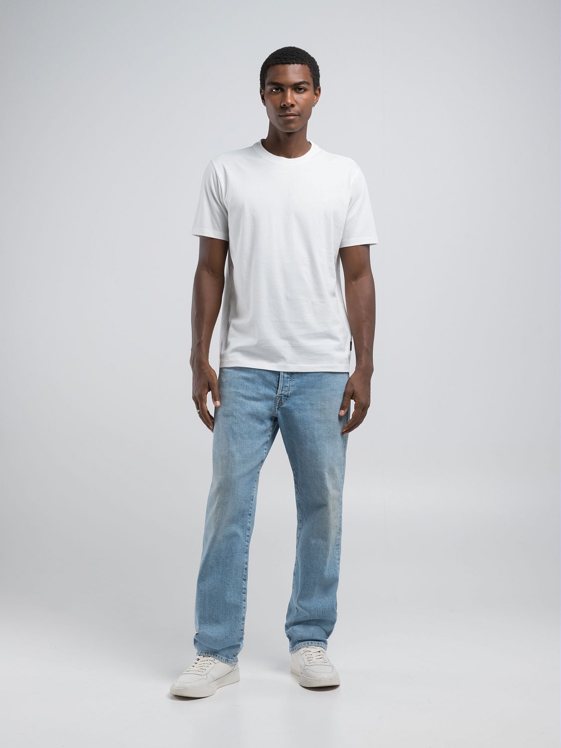 Replay Jersey-T-Shirt mit rundem Ausschnitt M3097