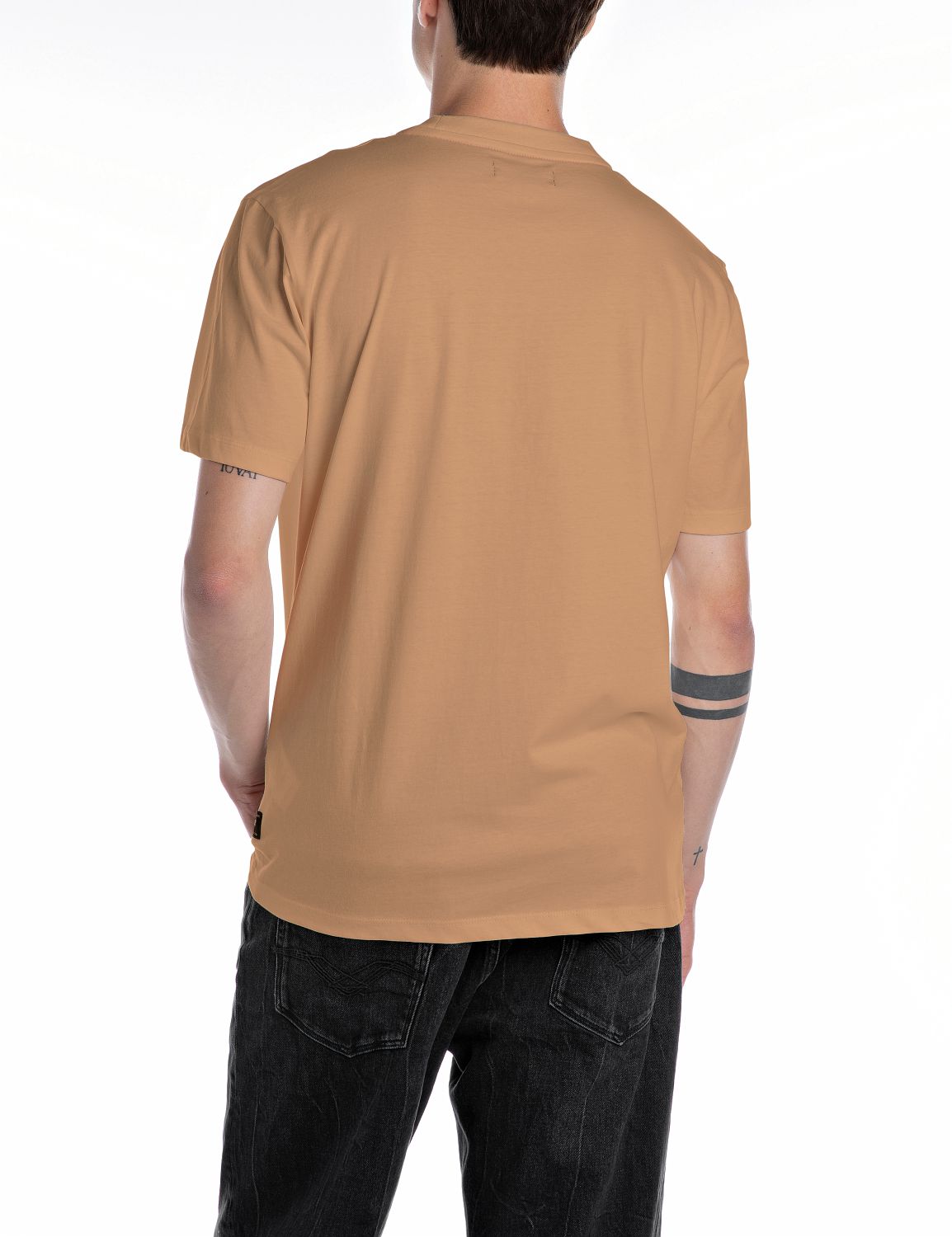 Replay Jersey-T-Shirt mit rundem Ausschnitt M3097