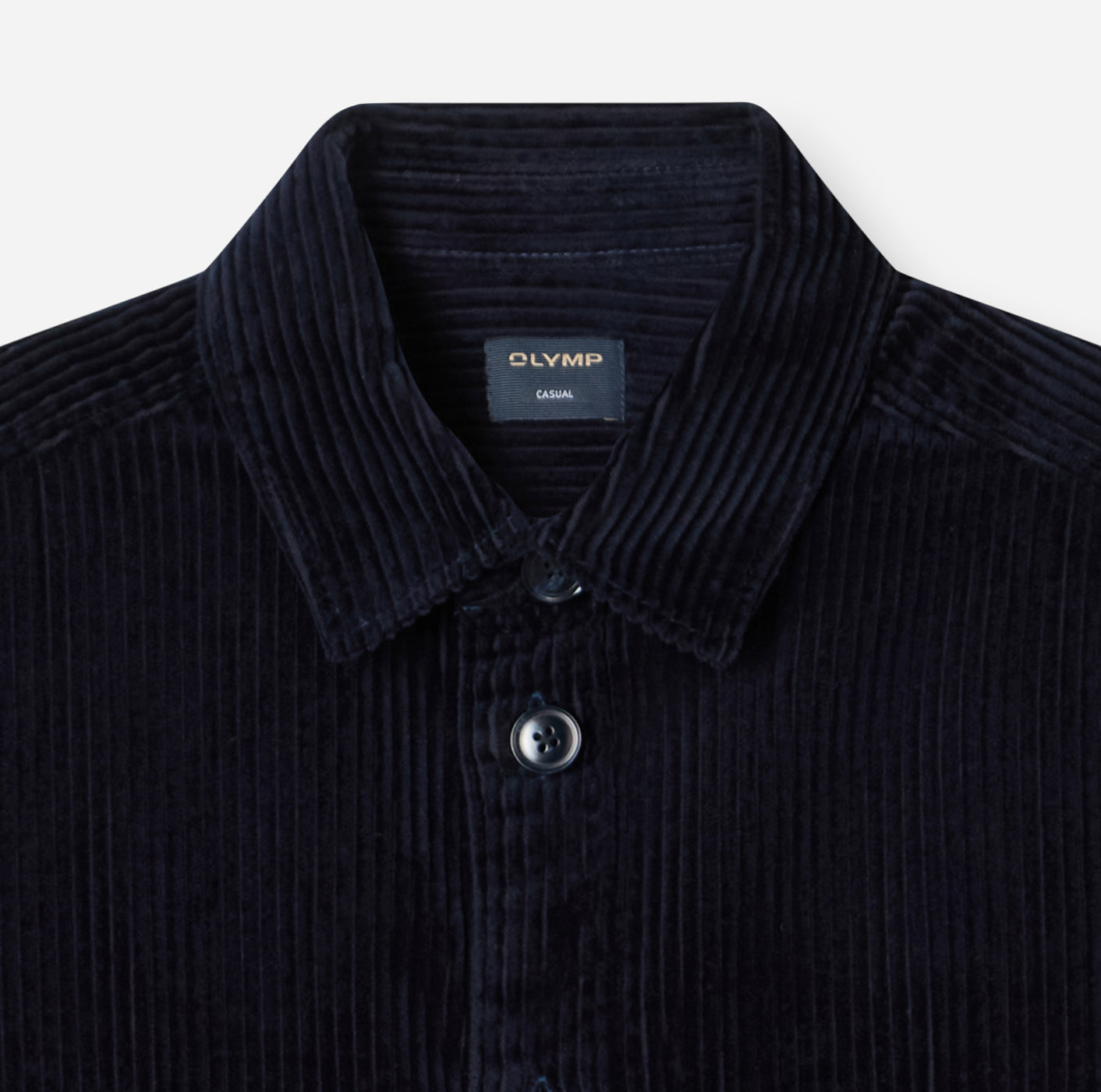 OLYMP Overshirt aus Breitcord in Marine