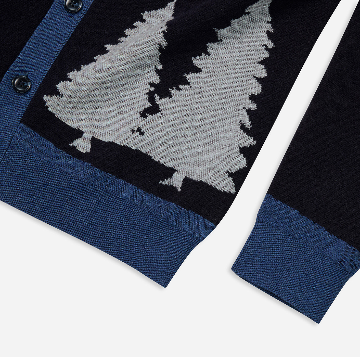 OLYMP Casual Strickjacke mit Jacquard-Muster