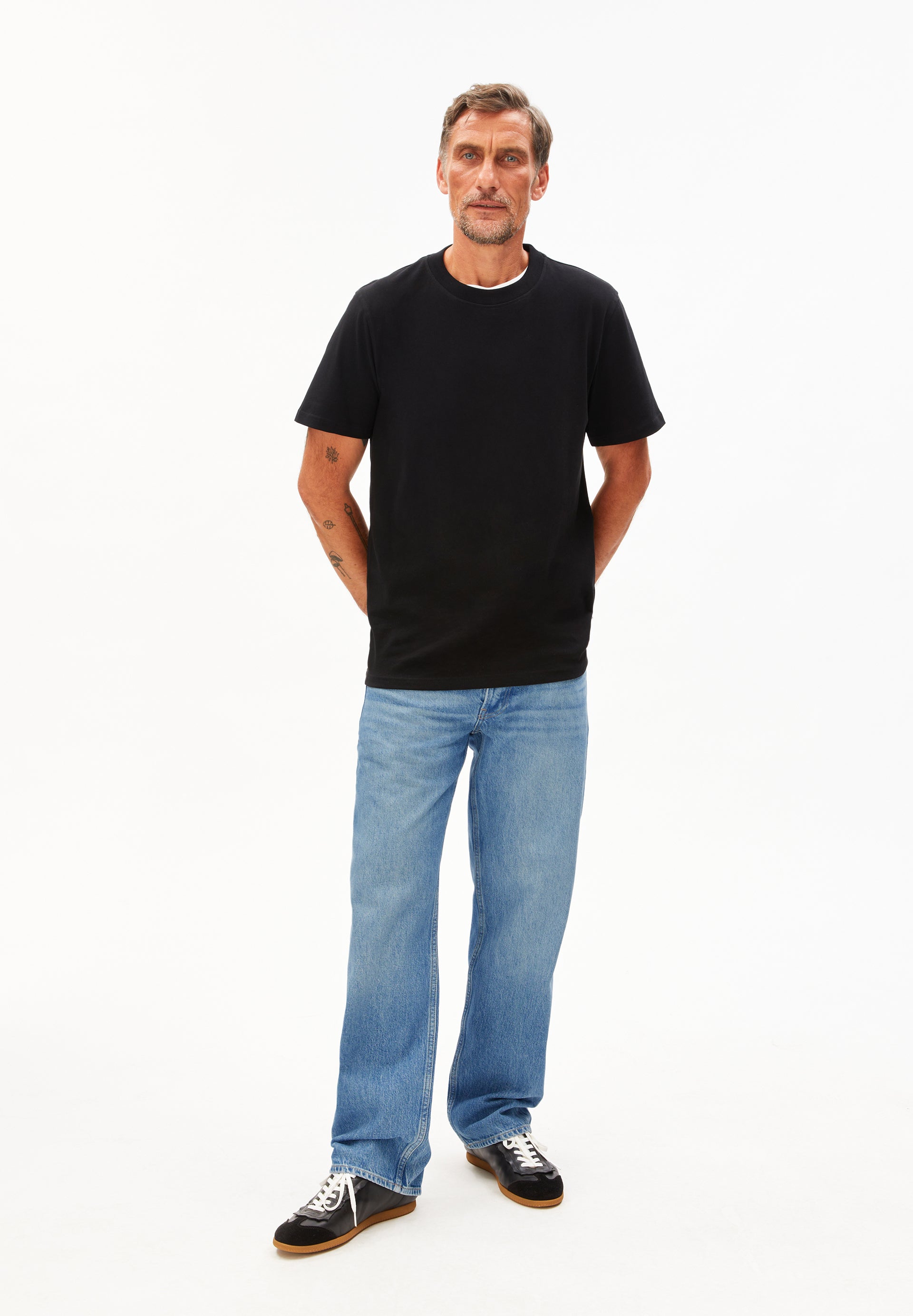 Armedangels T-Shirt MAARKOS aus Bio-Baumwoll Mix