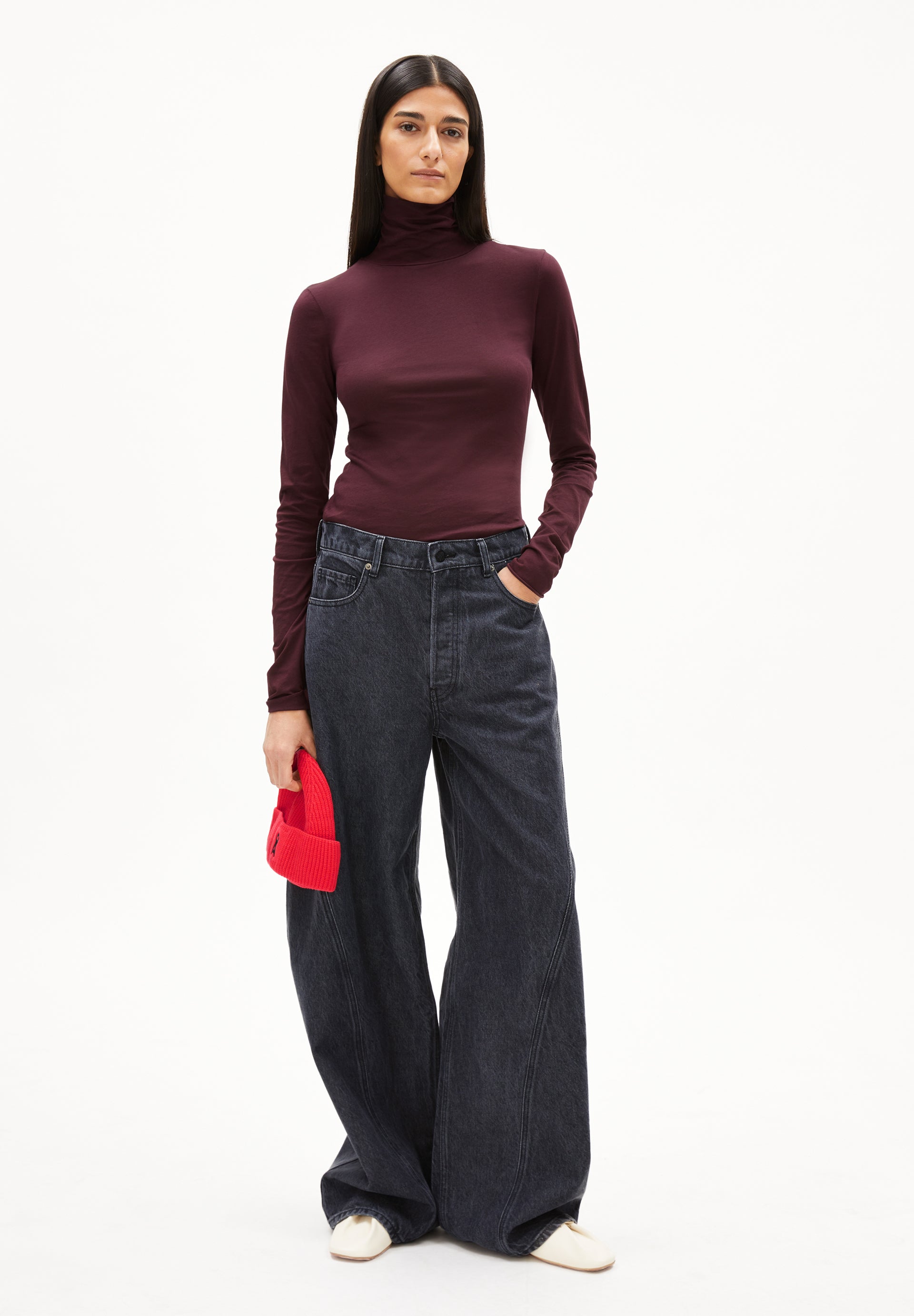 Armedangels Longsleeve GRAZILIANAA SOFT aus Bio-Baumwolle