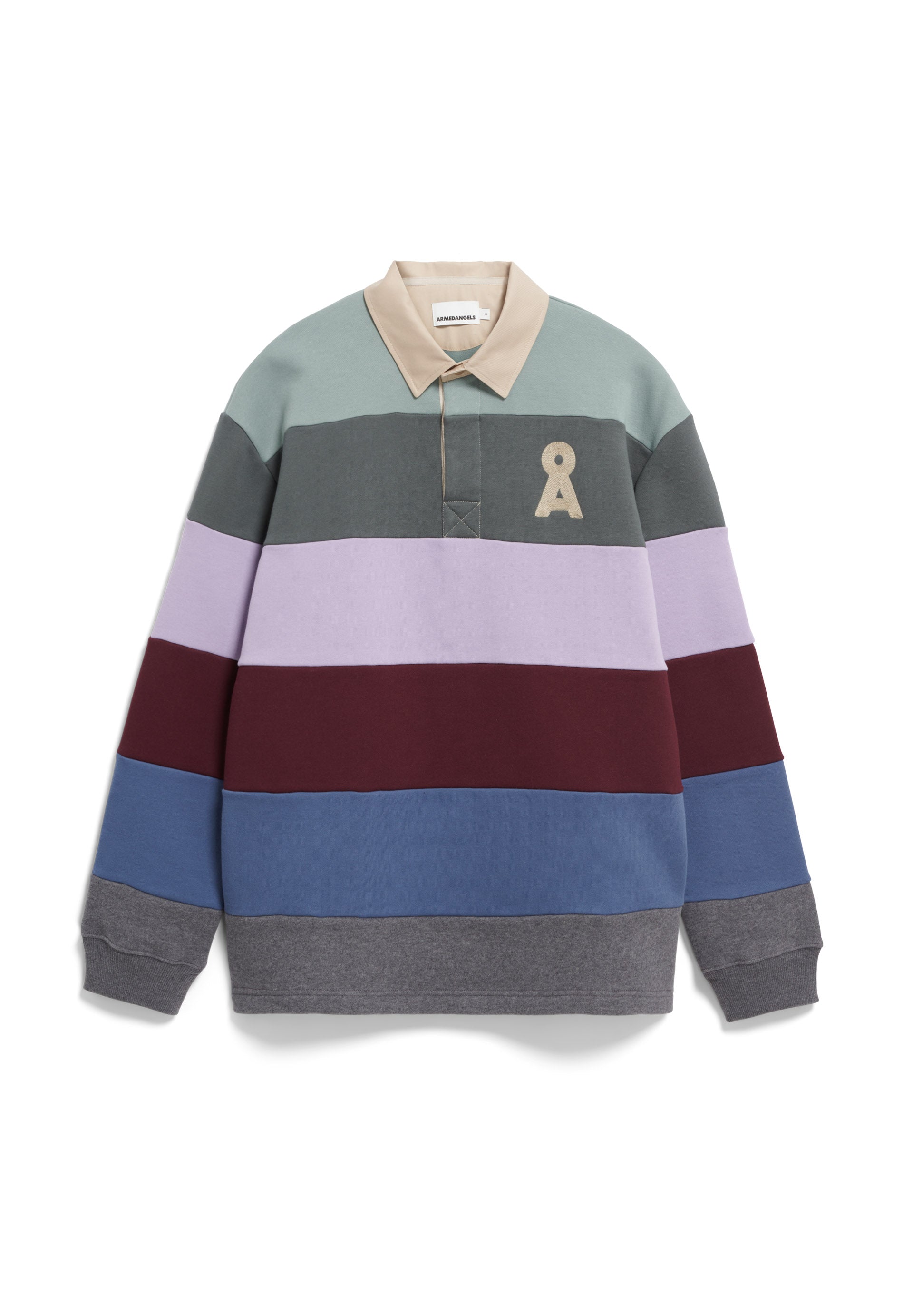 Armedangels Sweatshirt AADRU LS RUGBY FLEECE aus Bio-Baumwolle