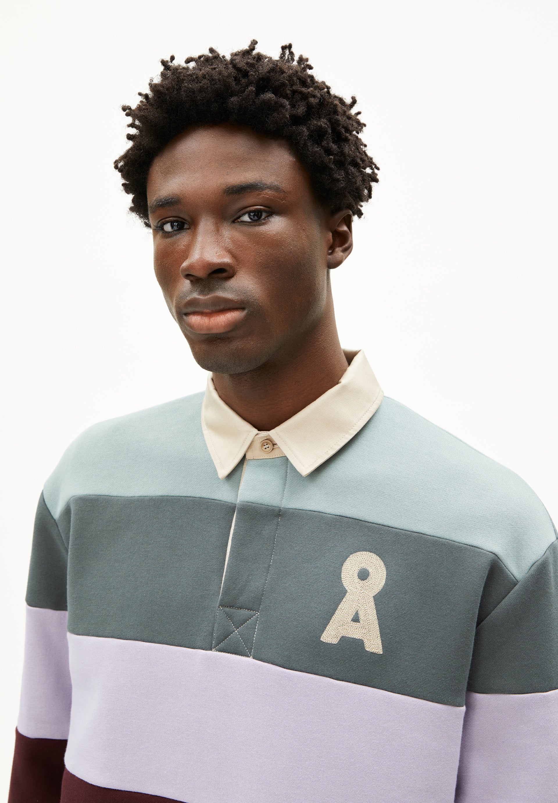 Armedangels Sweatshirt AADRU LS RUGBY FLEECE aus Bio-Baumwolle