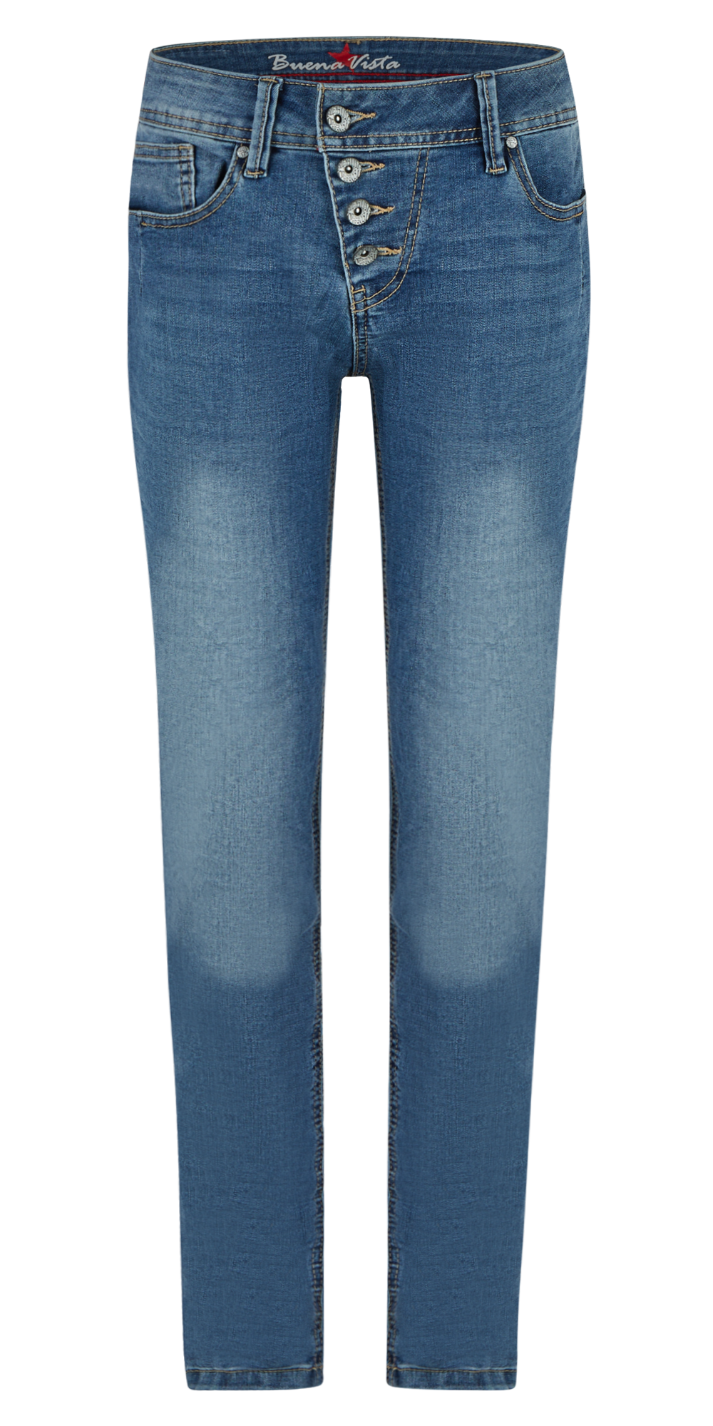 Buena Vista Malibu cropped stretch denim