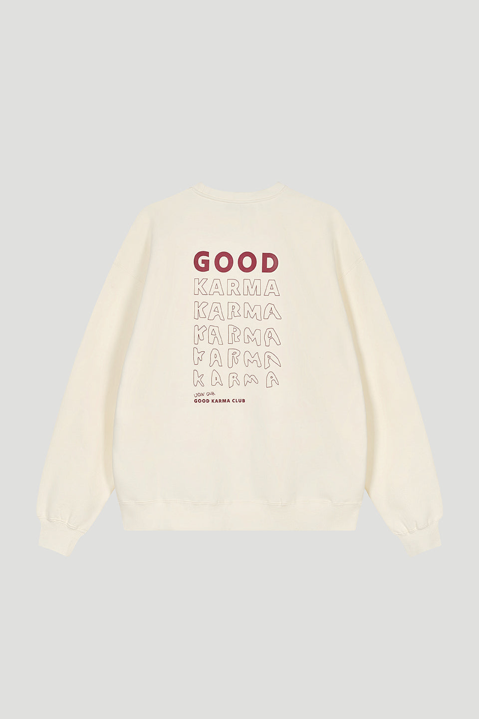 Oh April OV Sweater Good Karma off white
