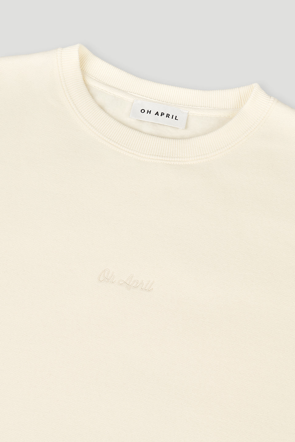 Oh April OV Sweater Good Karma off white