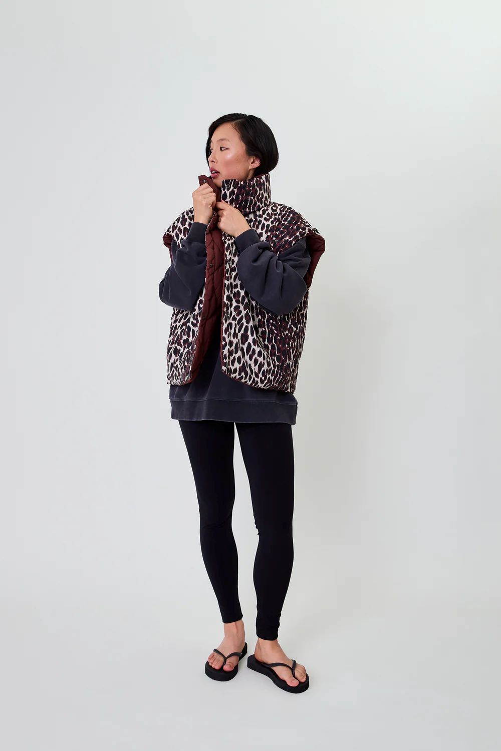 Oh April Onyx Puffer Weste