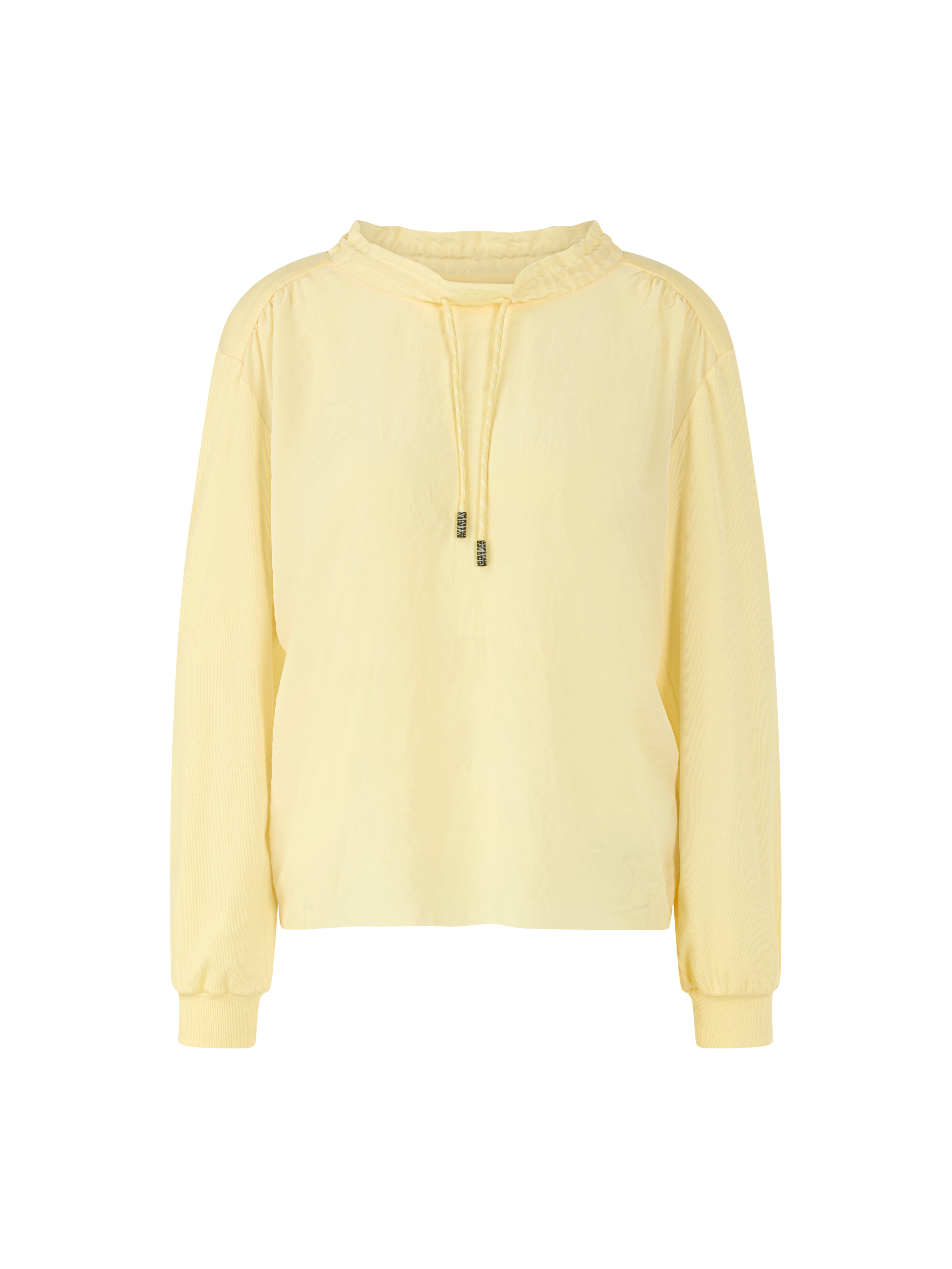 Marc Cain Langarmshirt mit Materialmix