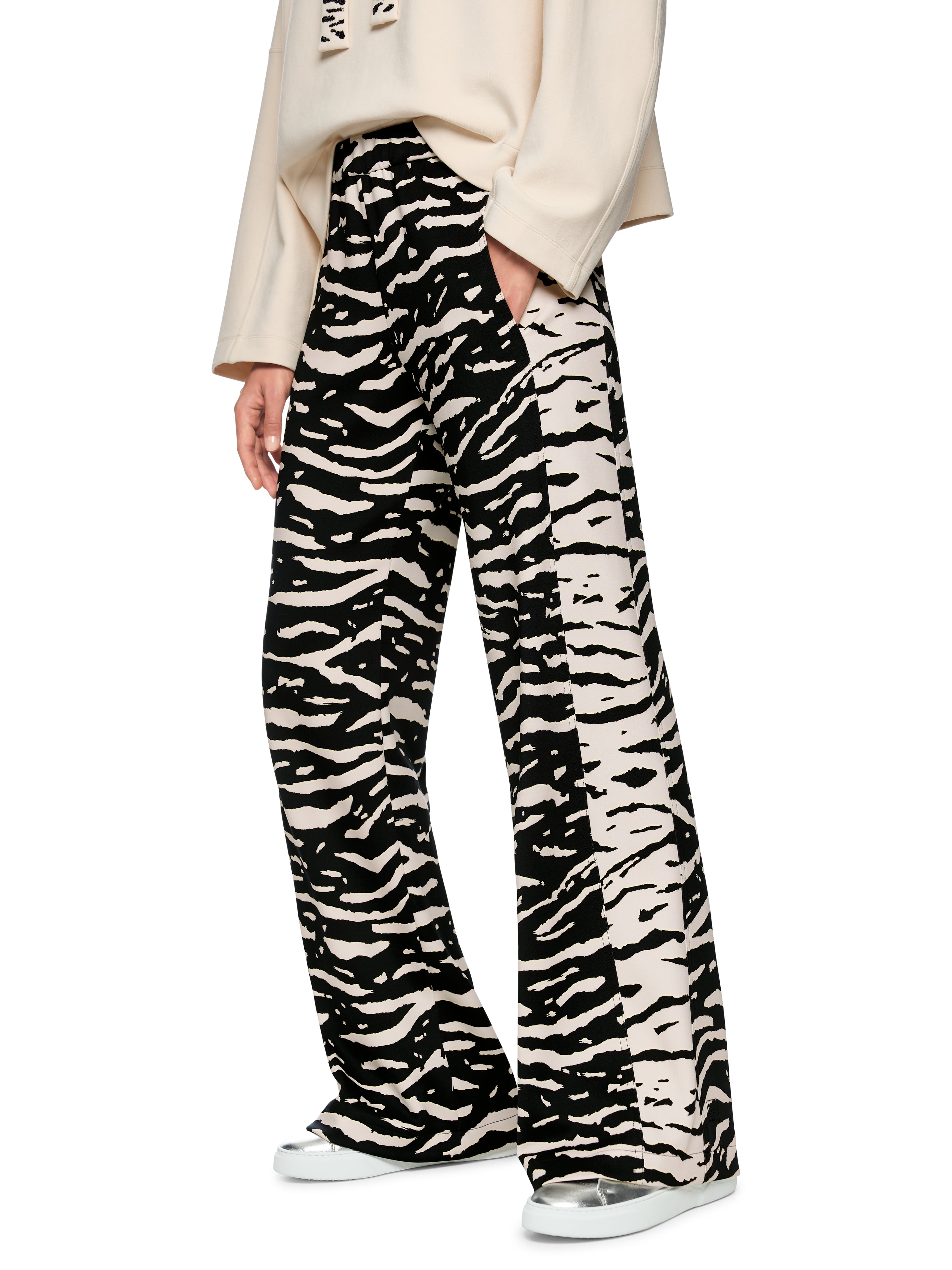 Marc Cain Hose WELKOM mit Animal Print