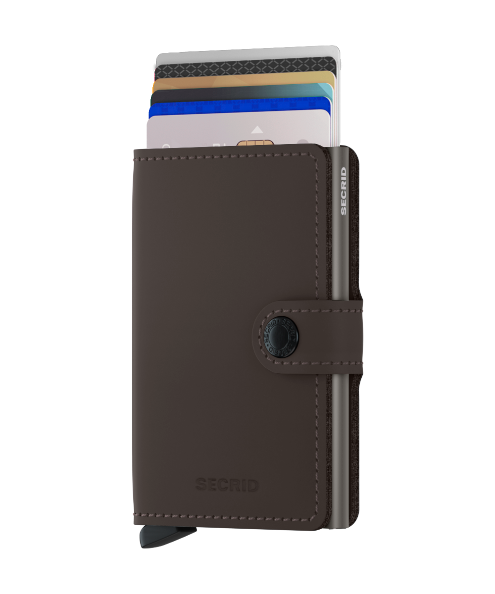 SECRID Miniwallet Matte truffle