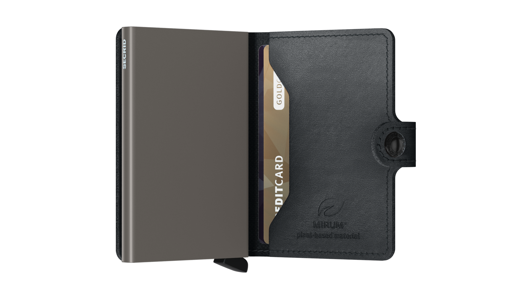 SECRID Miniwallet MIRUM Plant-Based Black
