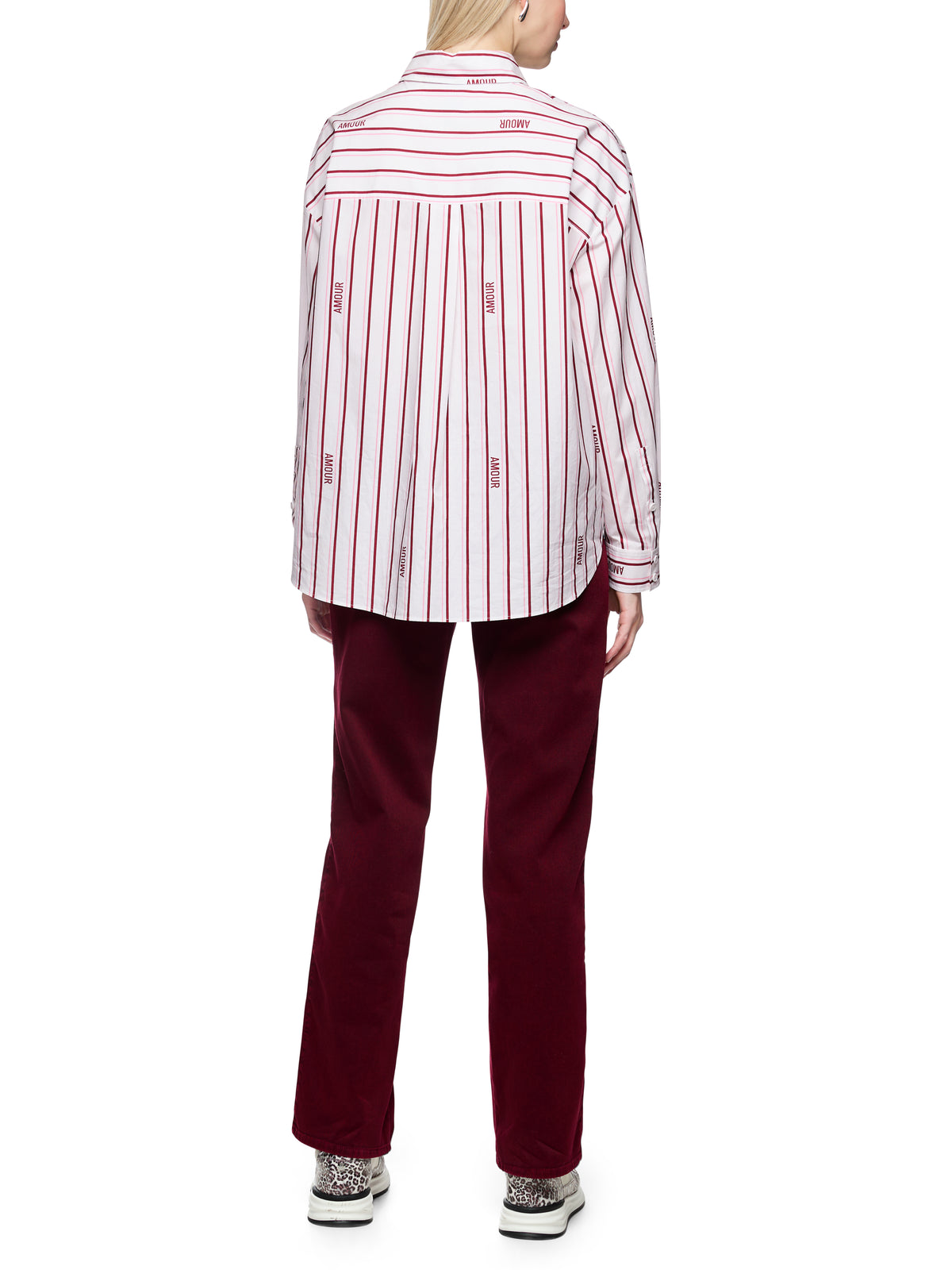 Marc Cain Gestreifte Bluse "Rethink Together"